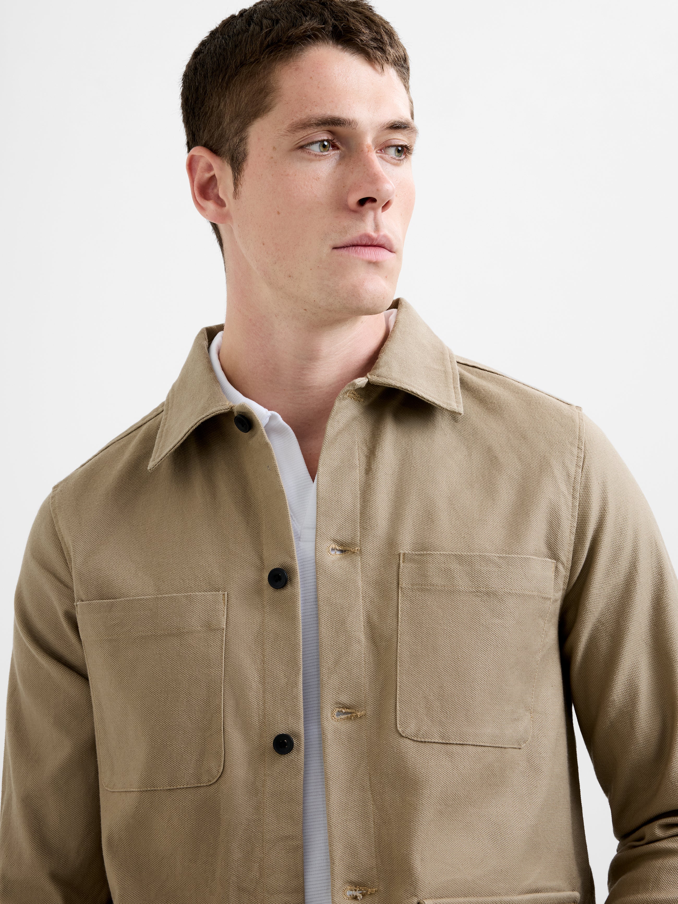 4 Pocket Canvas Overshirt - Image 3