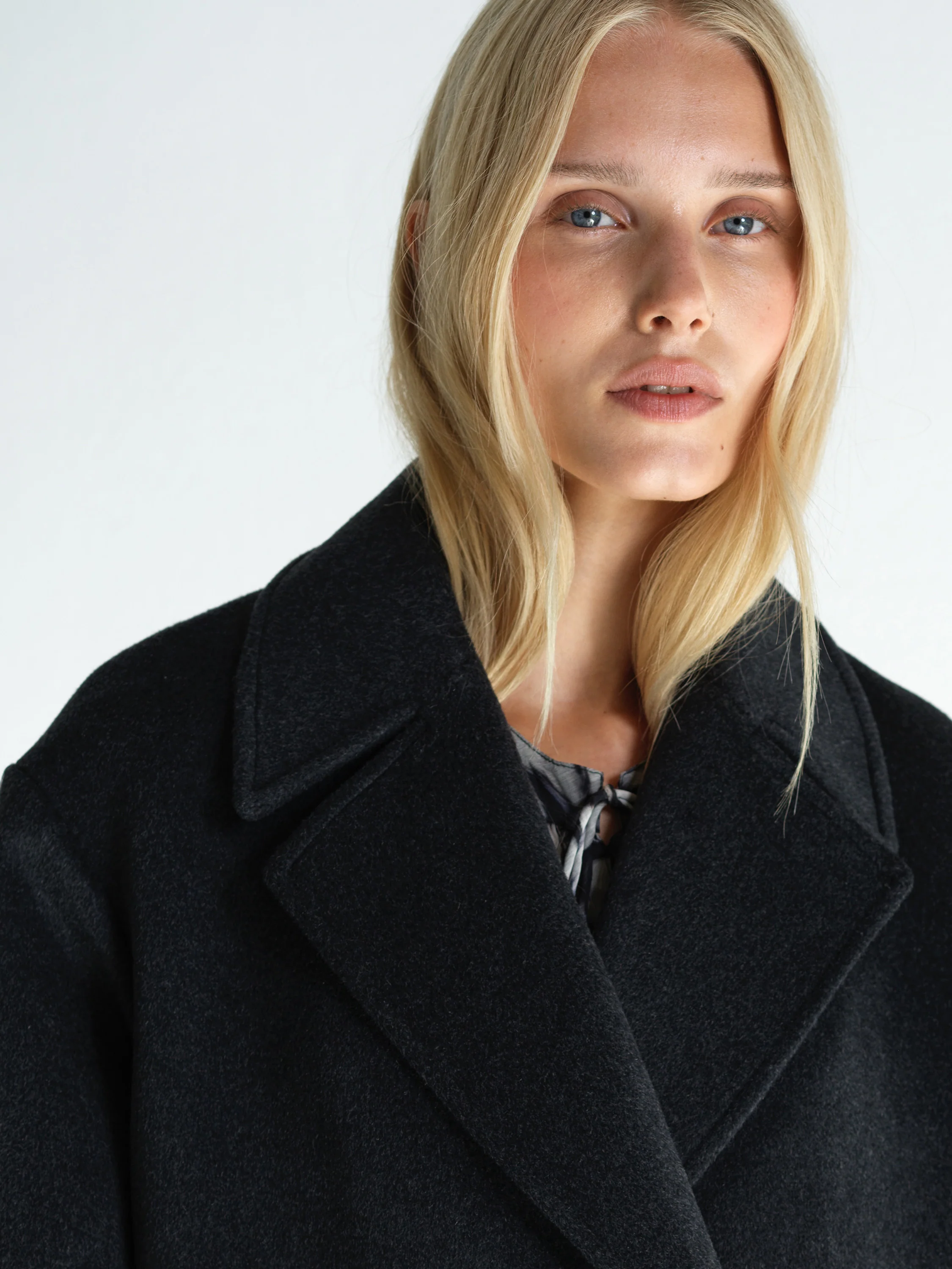Adele Wool Pea Coat - Image 3