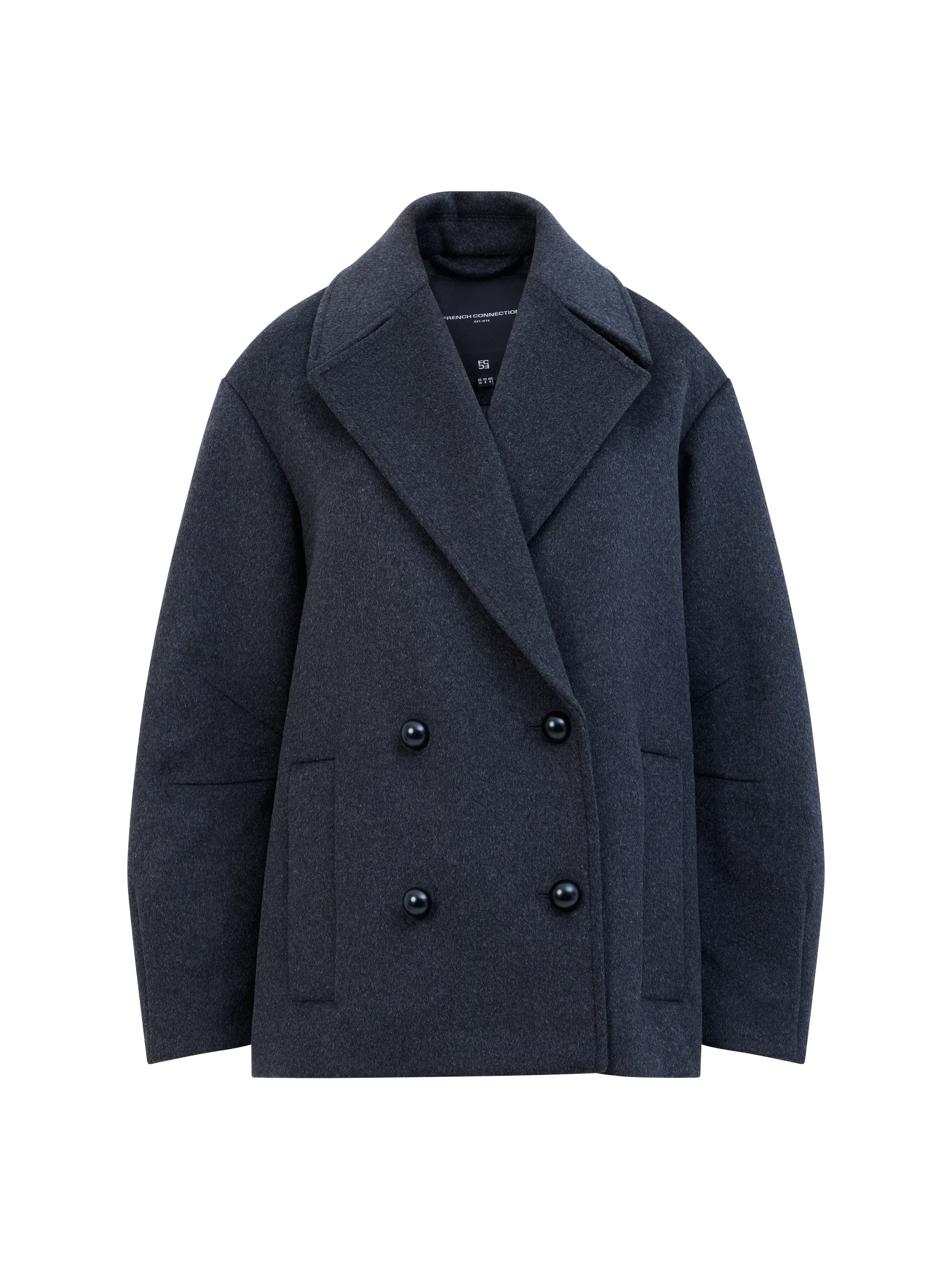 Adele Wool Pea Coat - Image 5