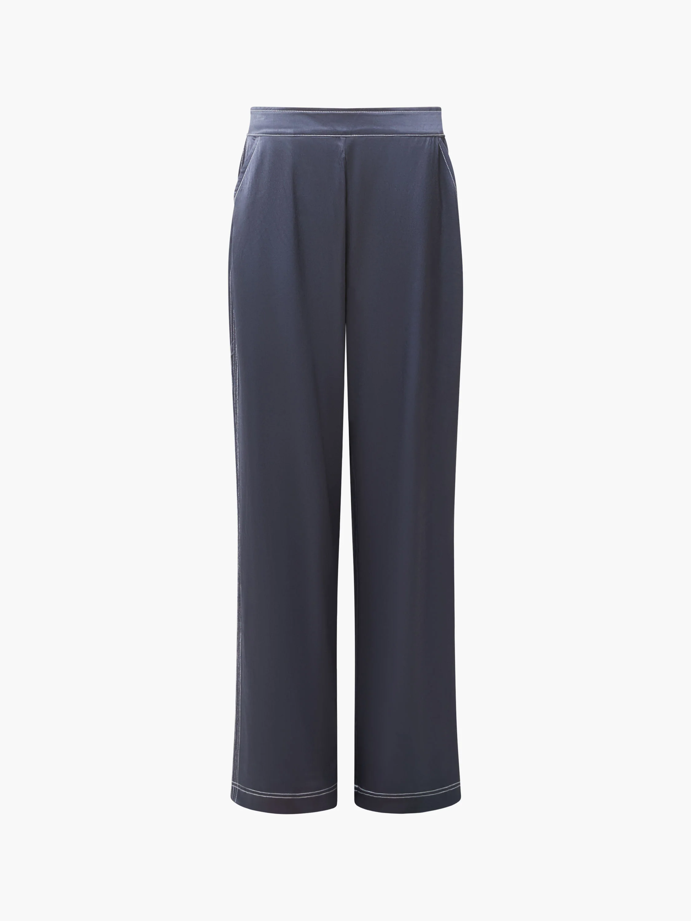Akita Satin Stretch Wide Leg Trousers - Image 6