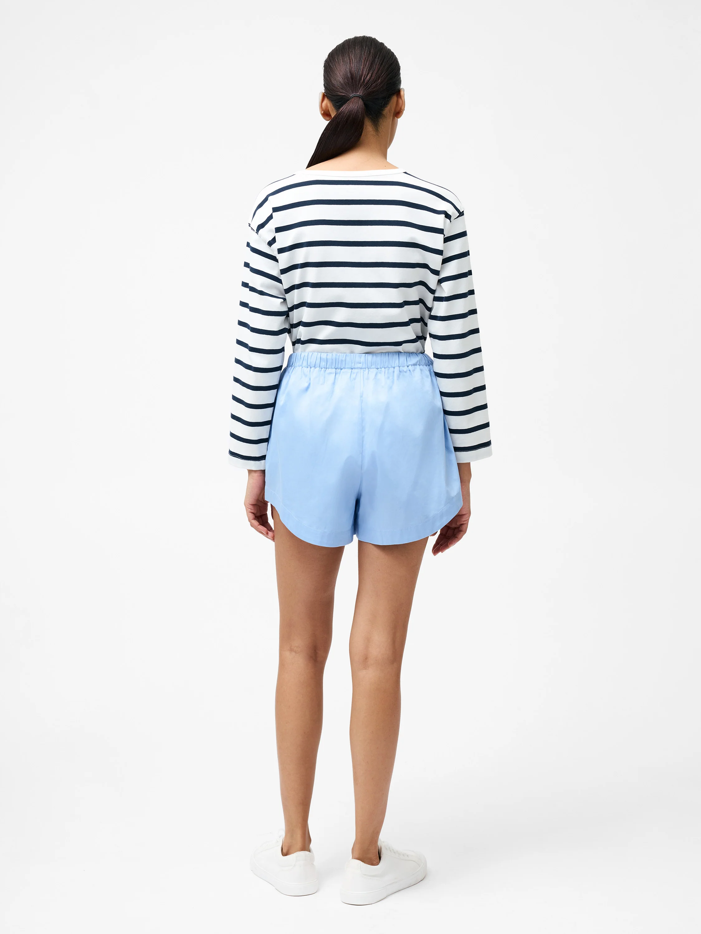 Alexis Cotton Drawstring Shorts - Image 4