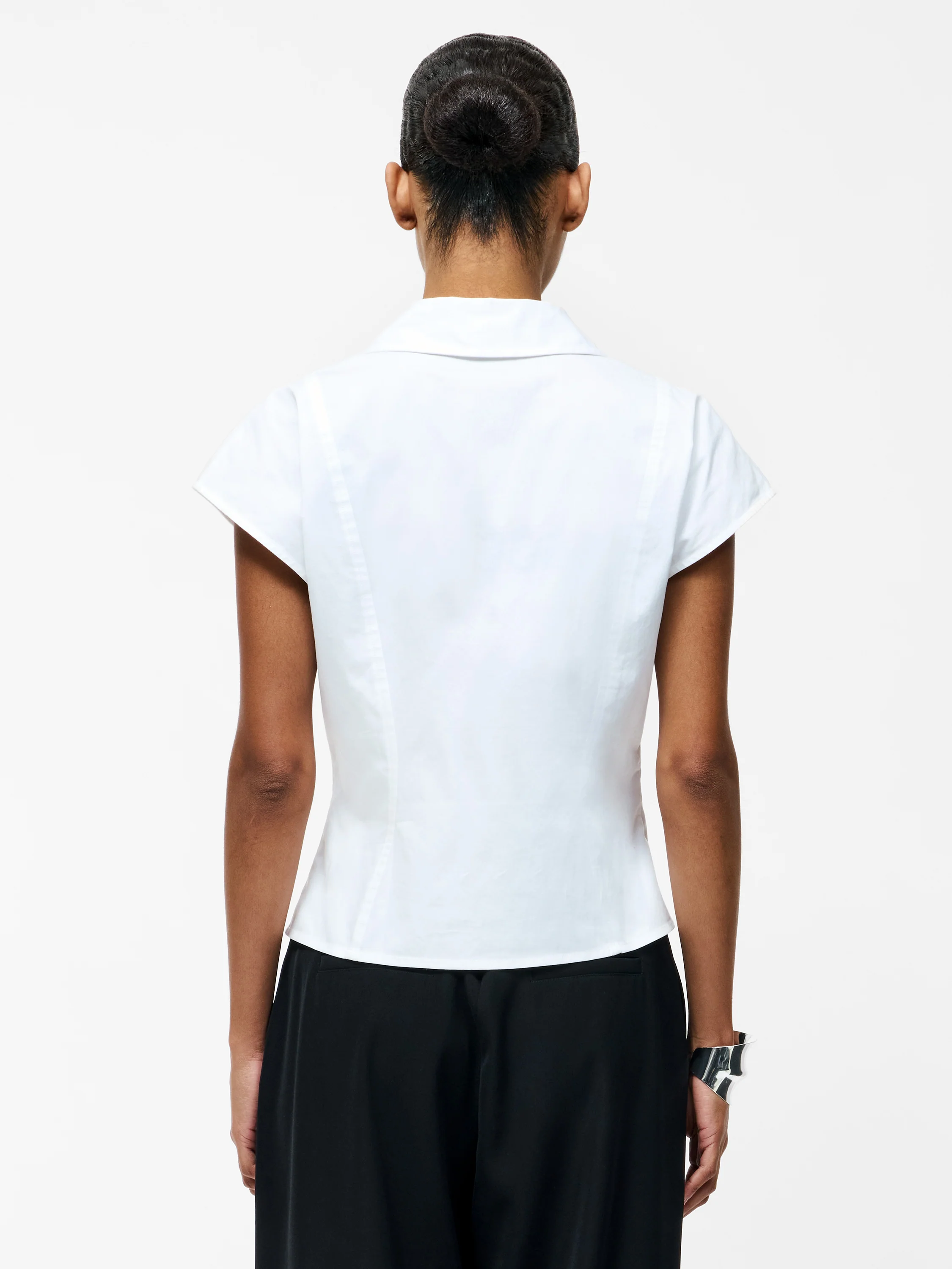 Alexis Cotton Front Zip Top - Image 5