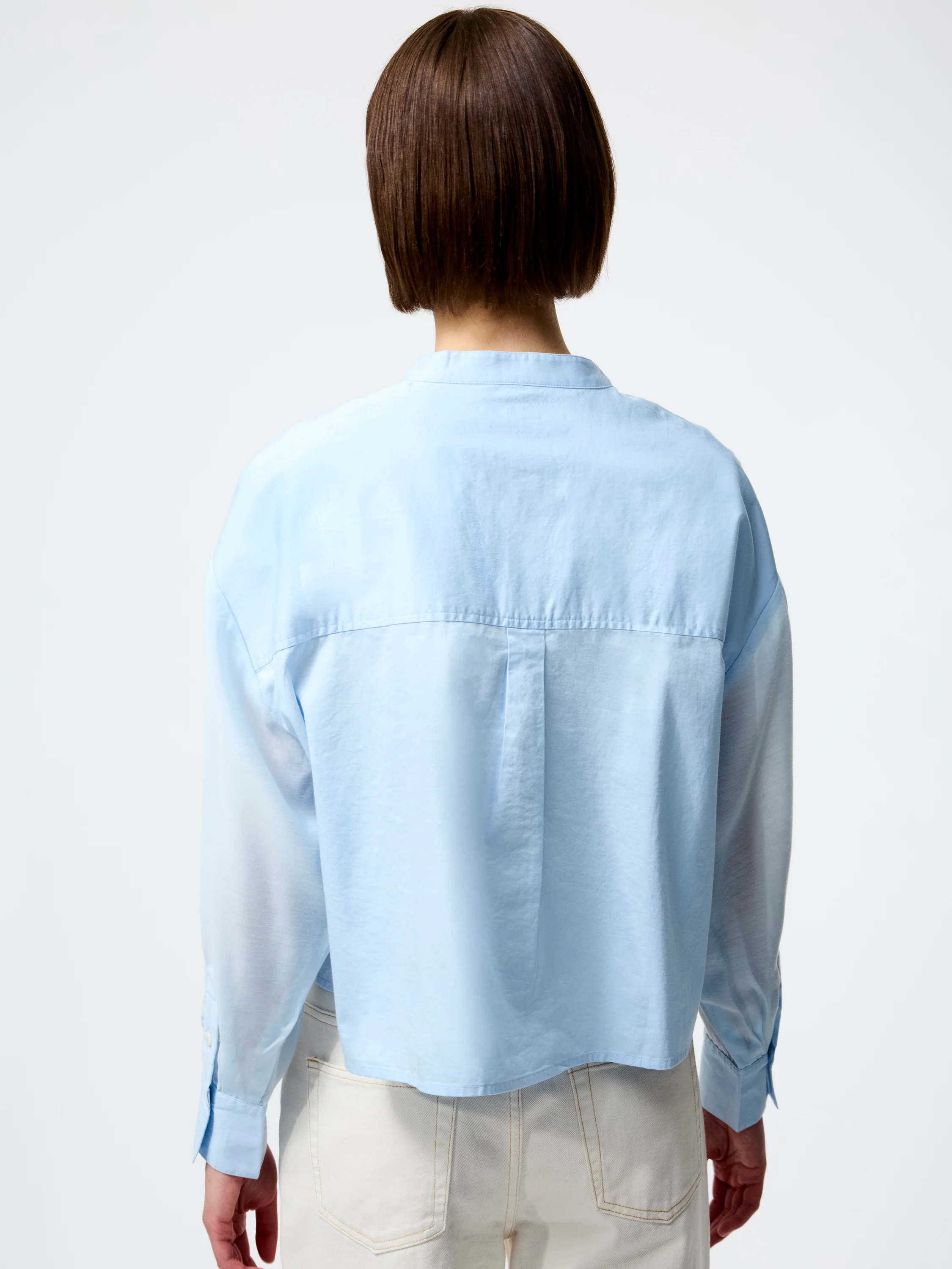 Alexis Cotton Sheer Sleeve Shirt - Image 6