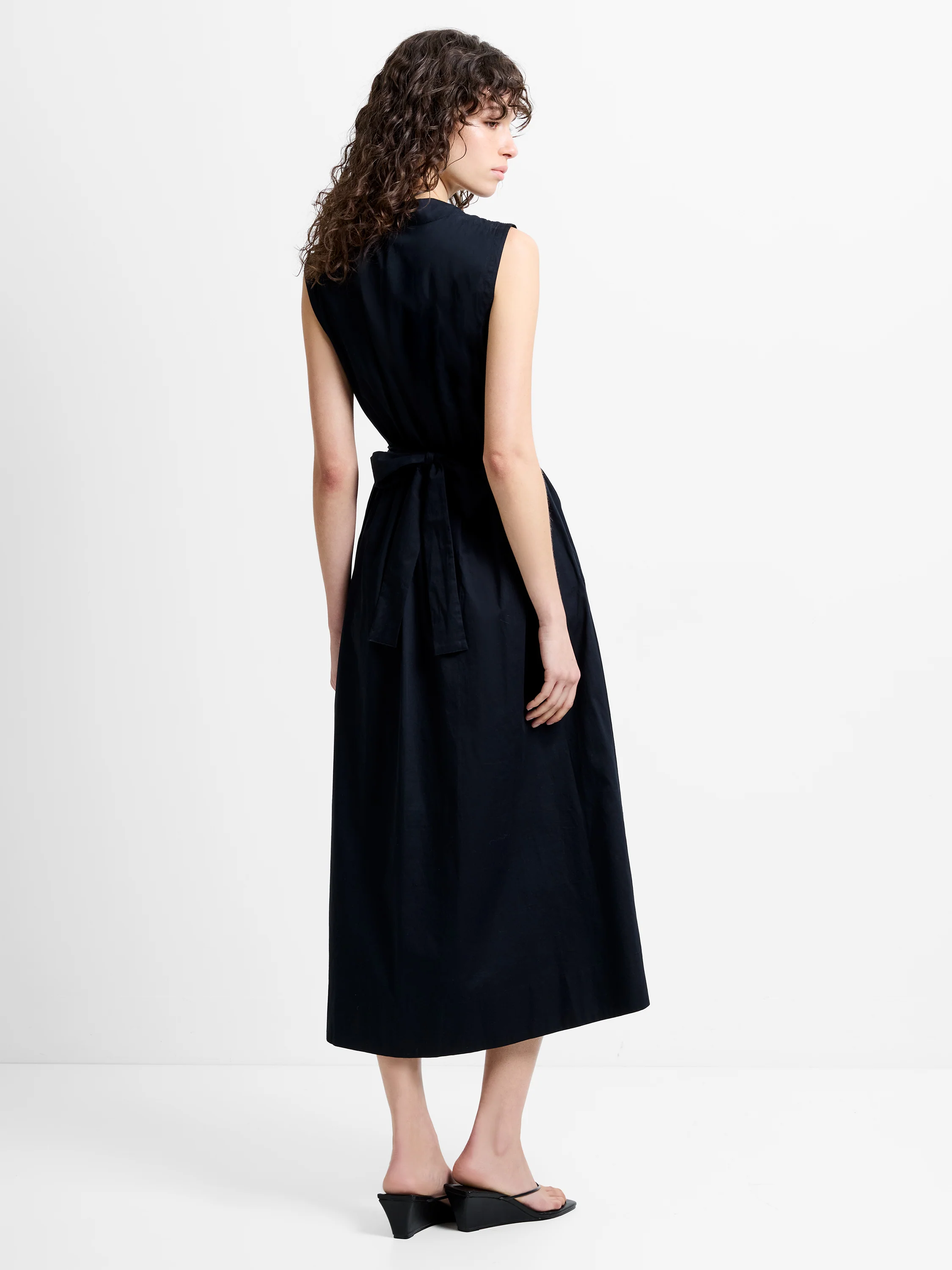 Alexis Poplin Sleeveless Corsage Dress - Image 5