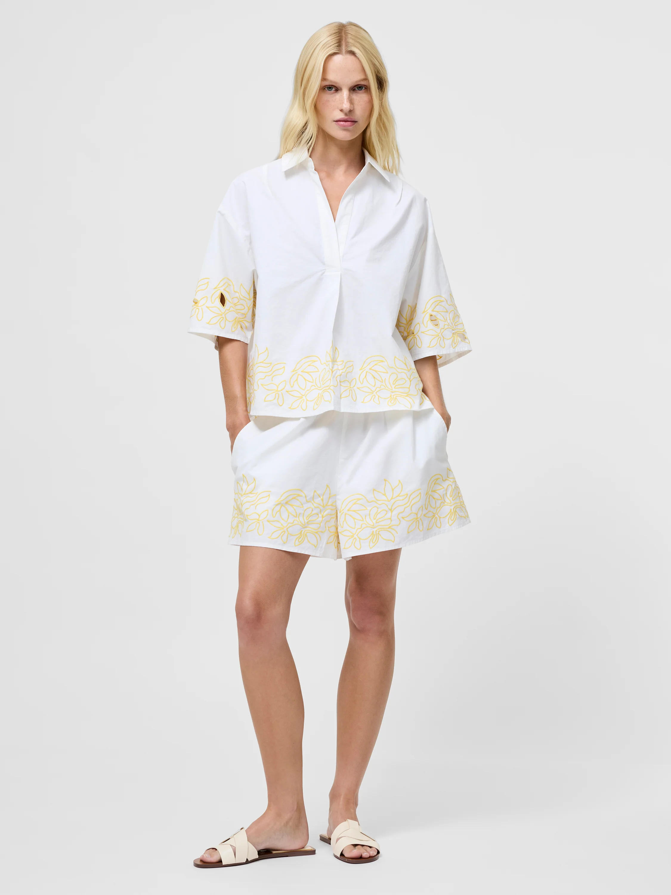 Alissa Cotton Popover Shirt - Image 2