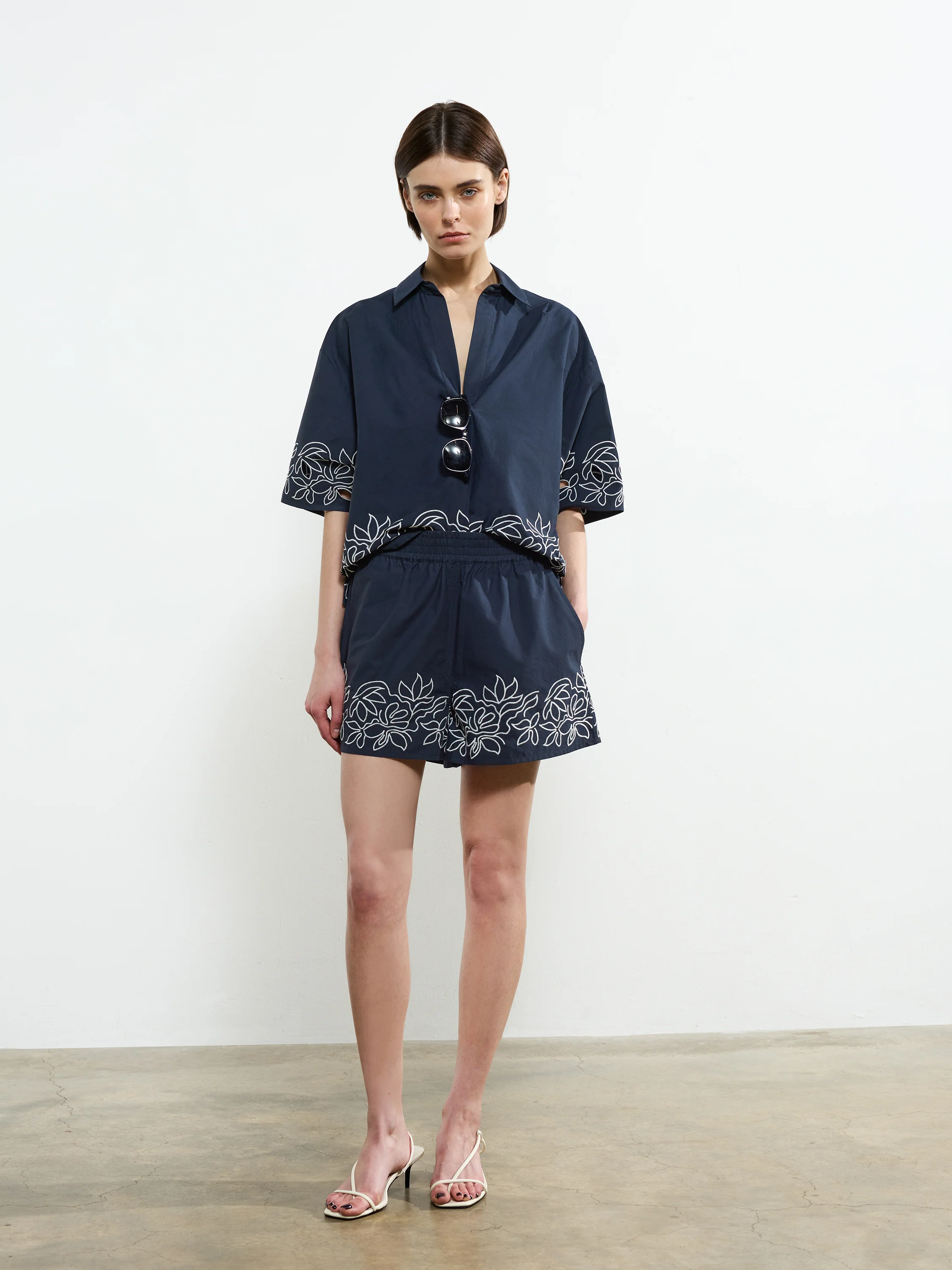 Alissa Cotton Popover Shirt - Image 3