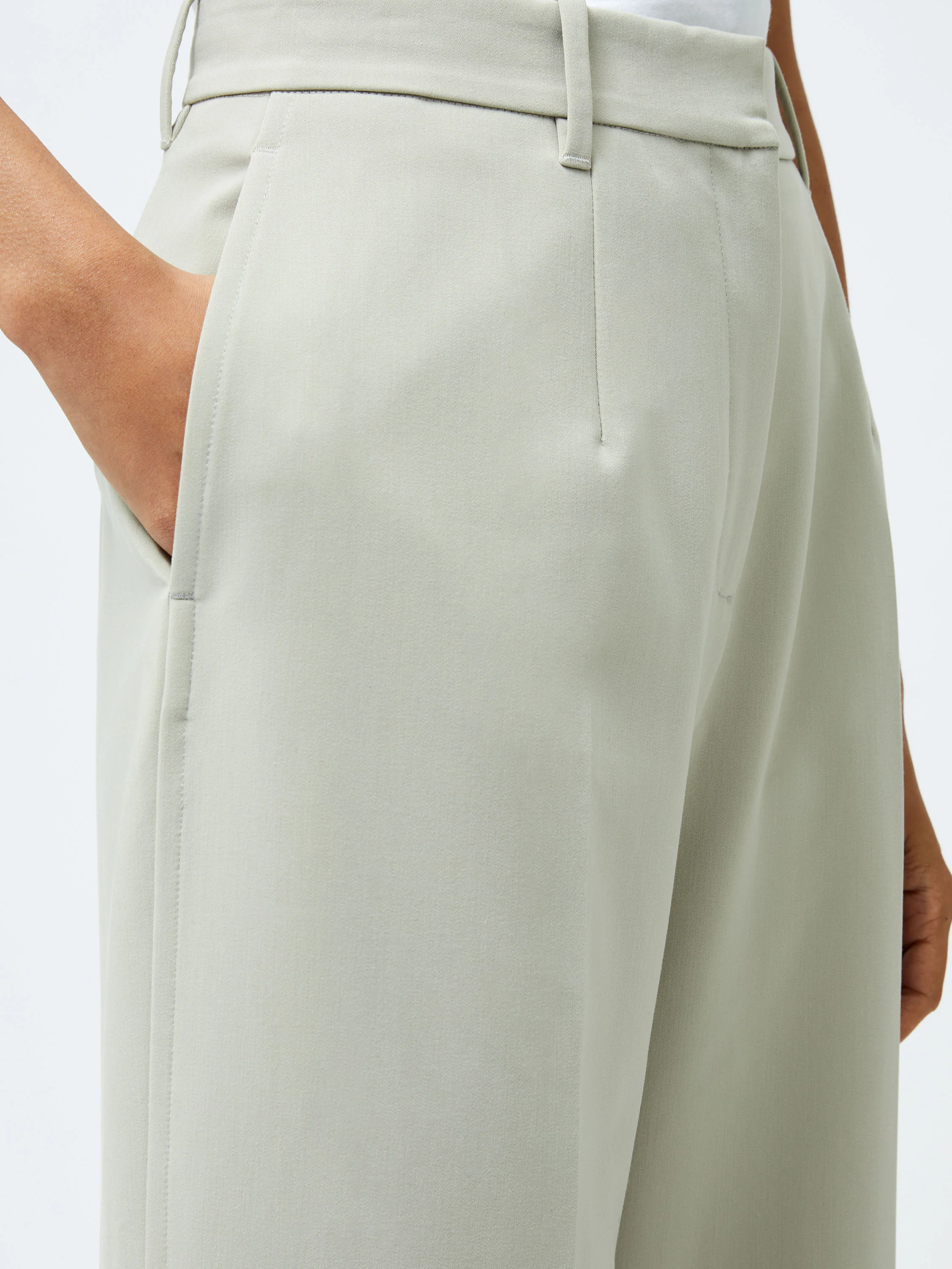 Angie Tailored Wide Leg Trousers - Image 2