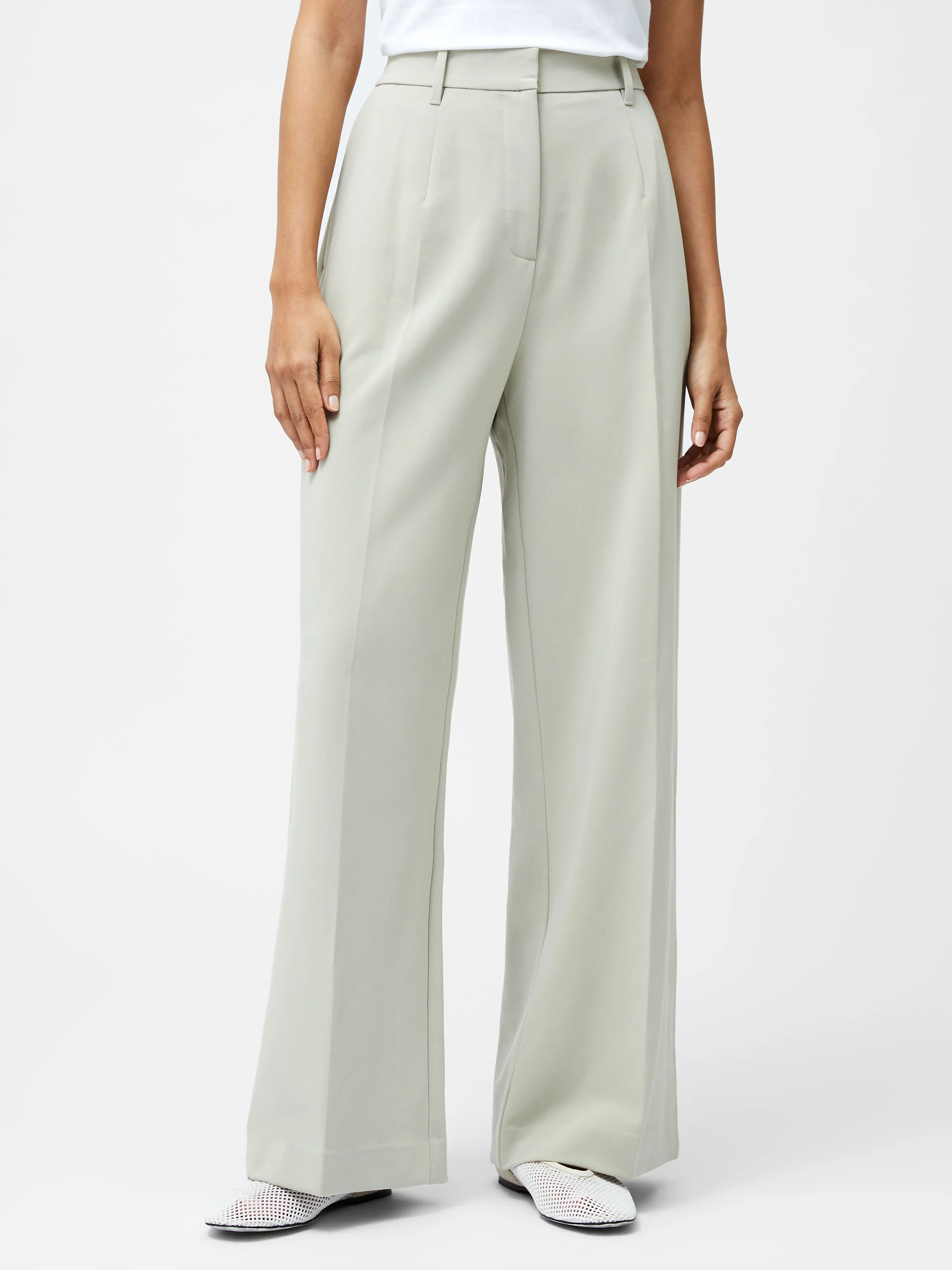 Angie Tailored Wide Leg Trousers - Image 3