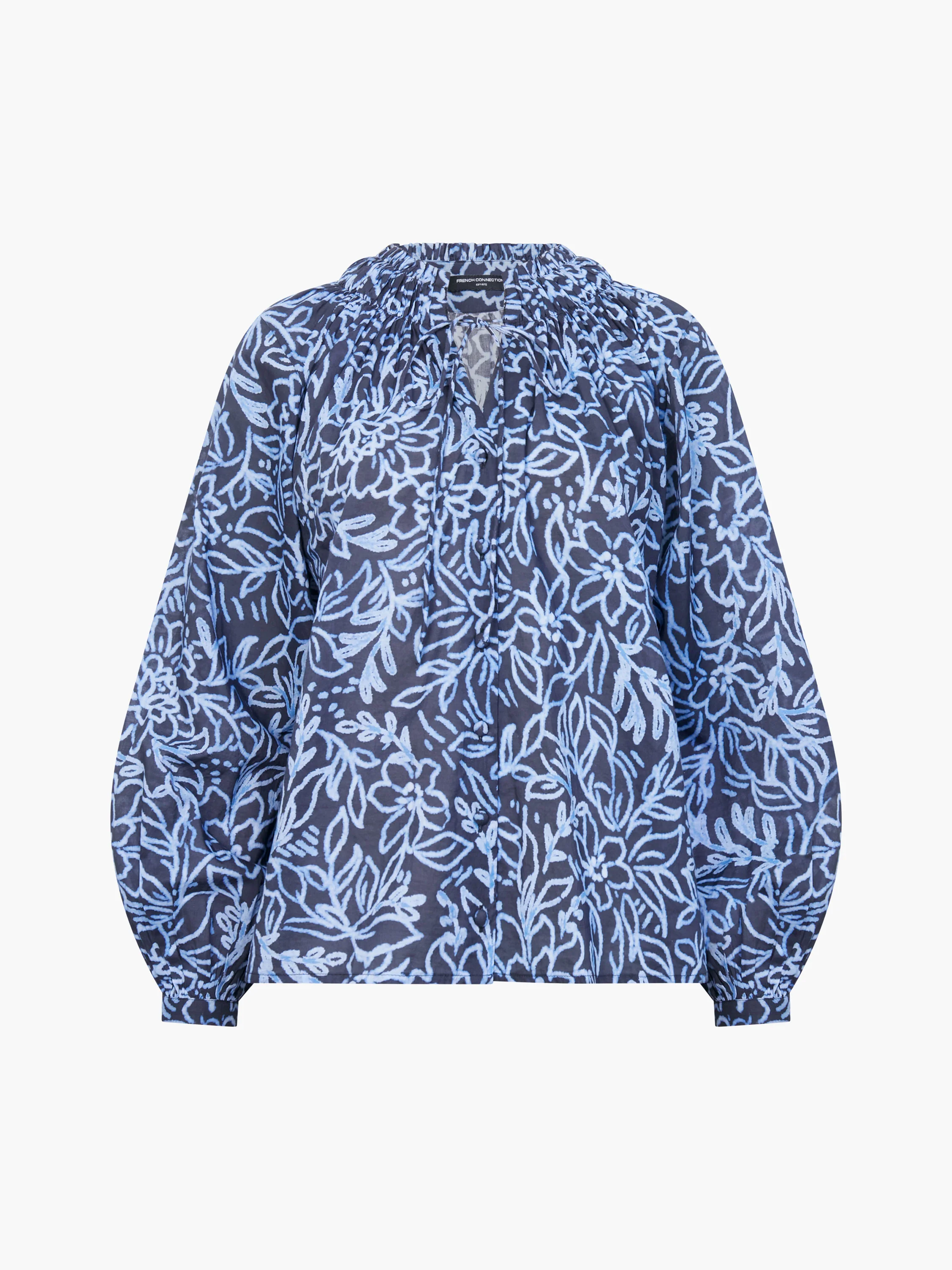 Anna Austin Cotton Tie Neck Top - Image 7