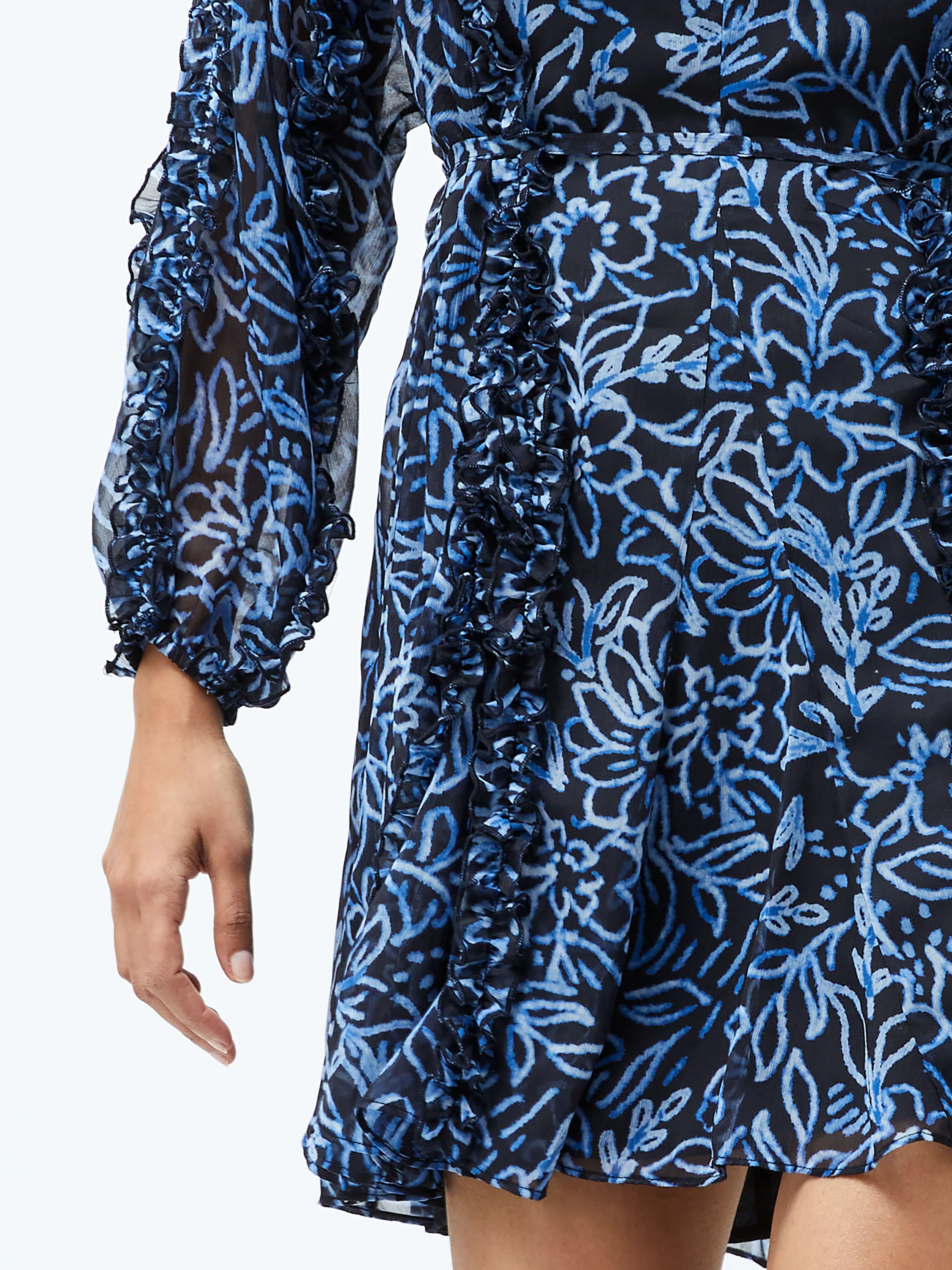 Anna Emina Chiffon Mini Dress - Image 2