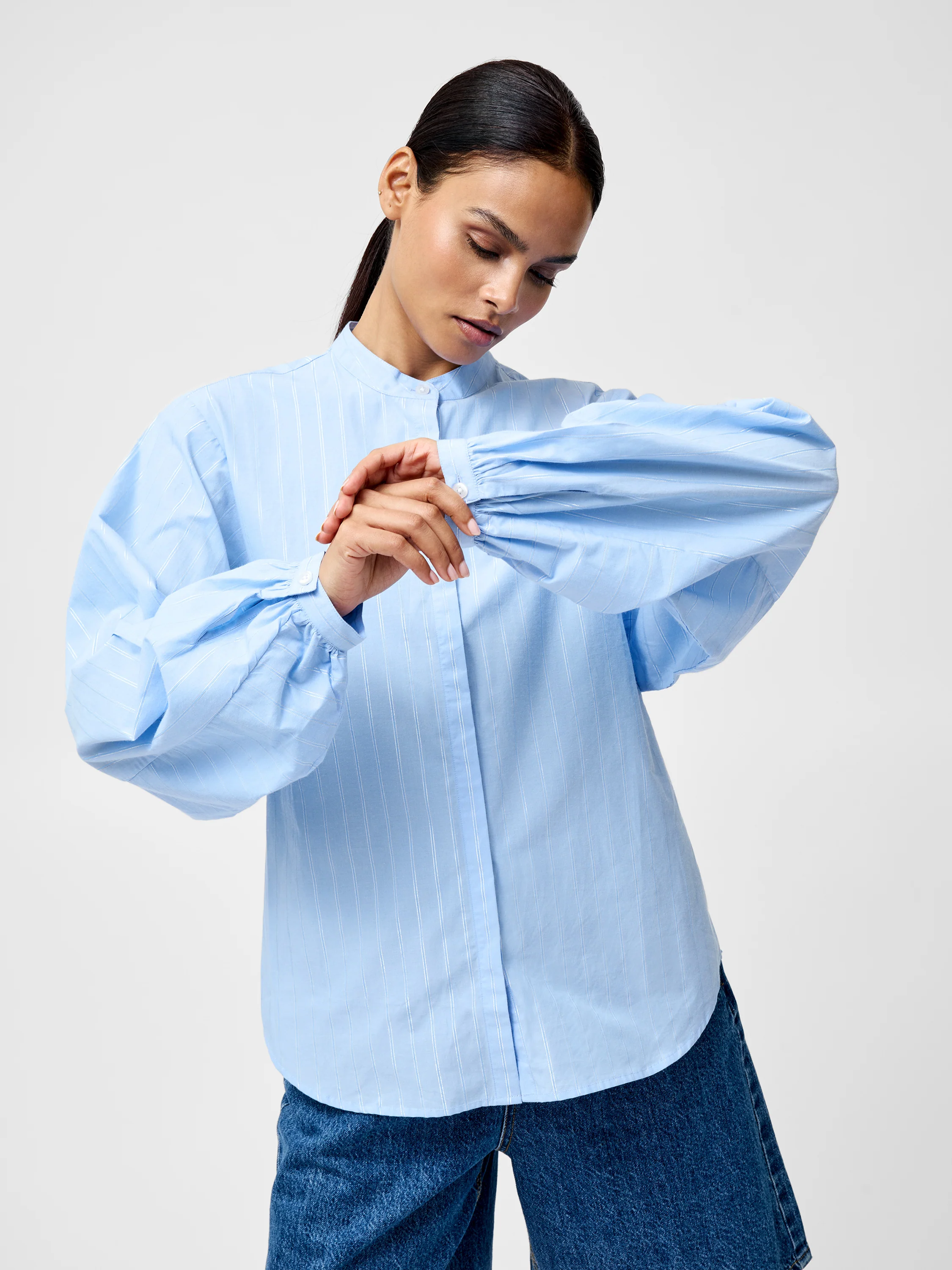 Annesy Stripe Cut Out Shirt - Image 3