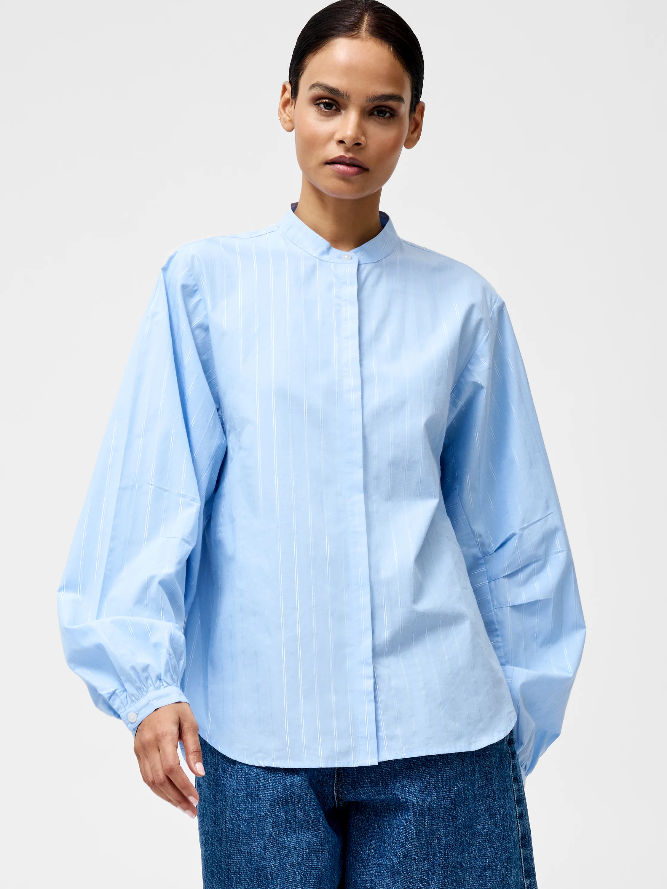 Annesy Stripe Cut Out Shirt - Image 4