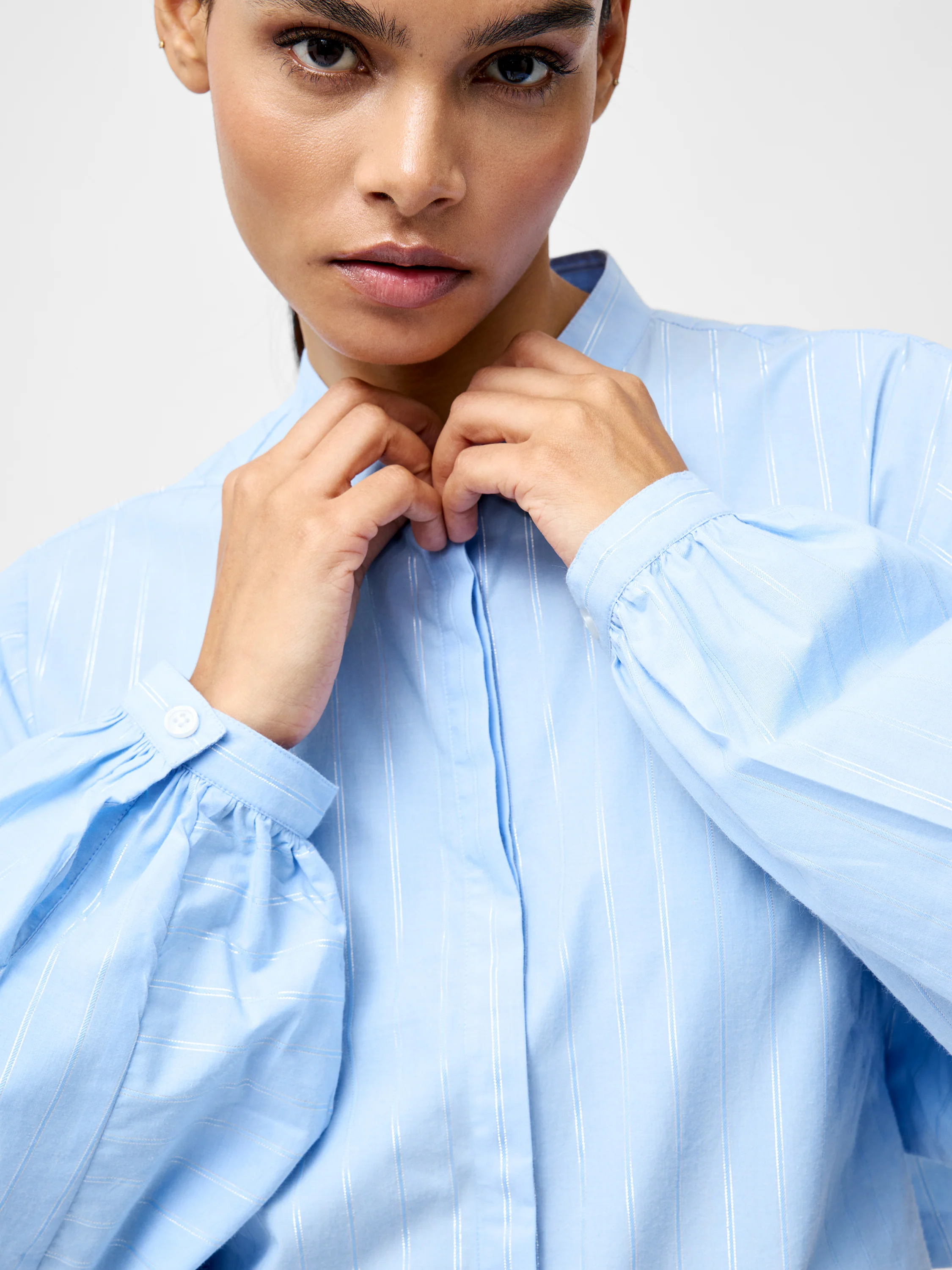 Annesy Stripe Cut Out Shirt - Image 5
