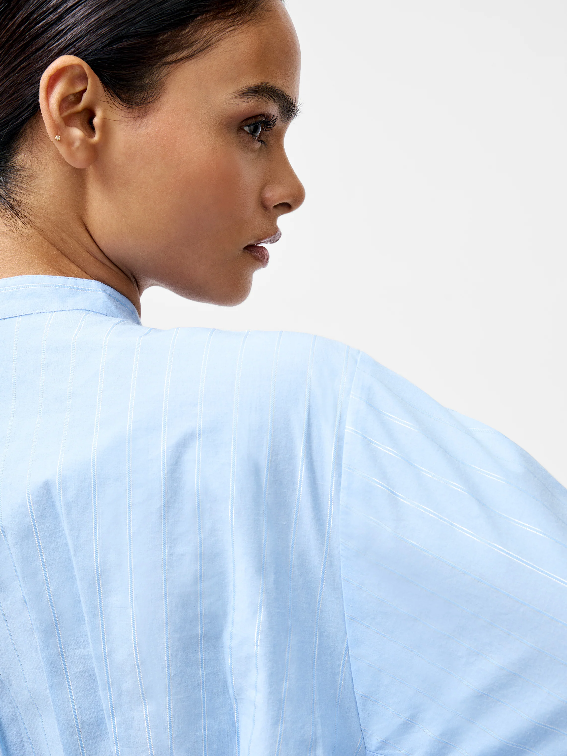 Annesy Stripe Cut Out Shirt - Image 6