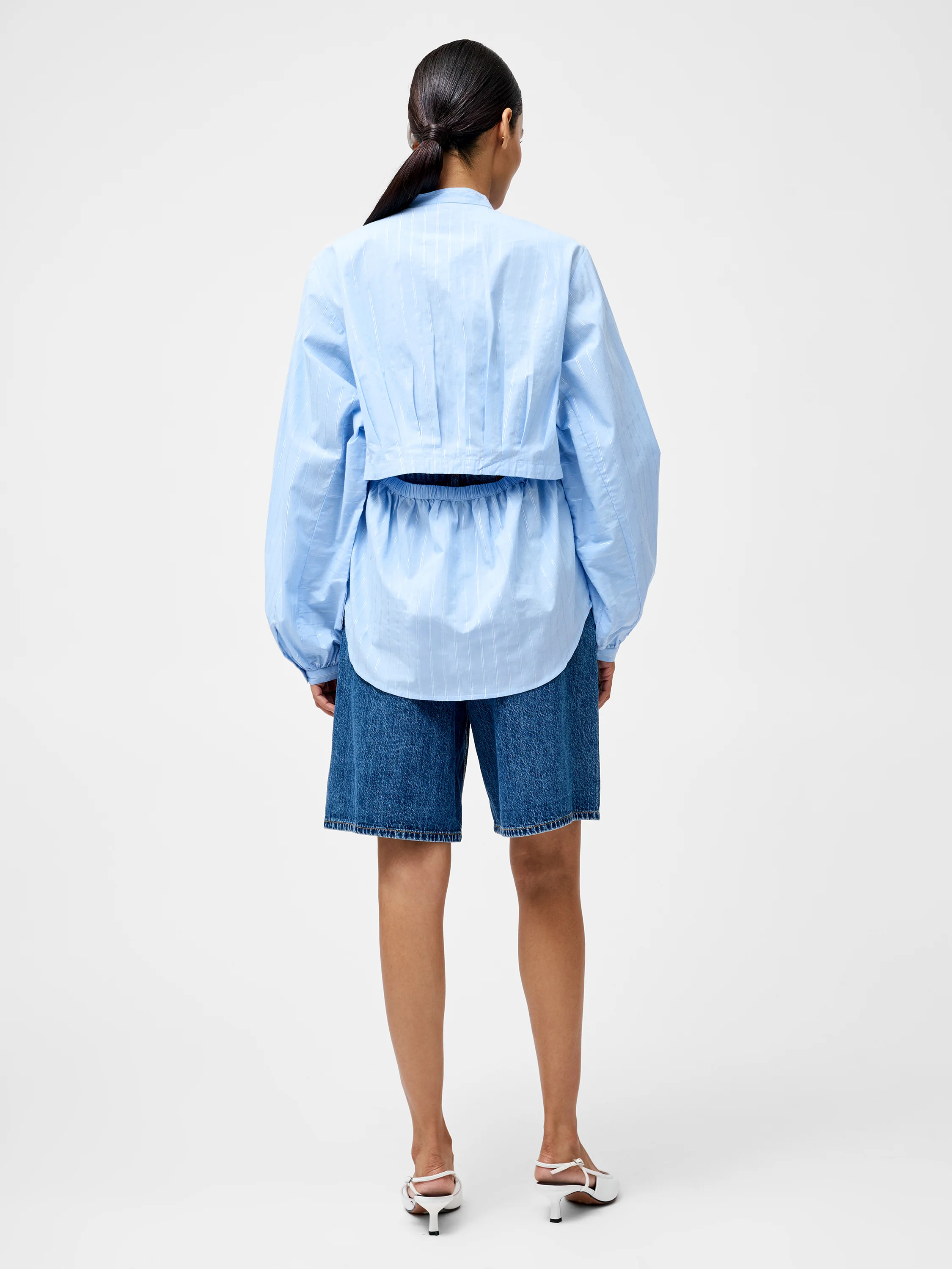 Annesy Stripe Cut Out Shirt - Image 7