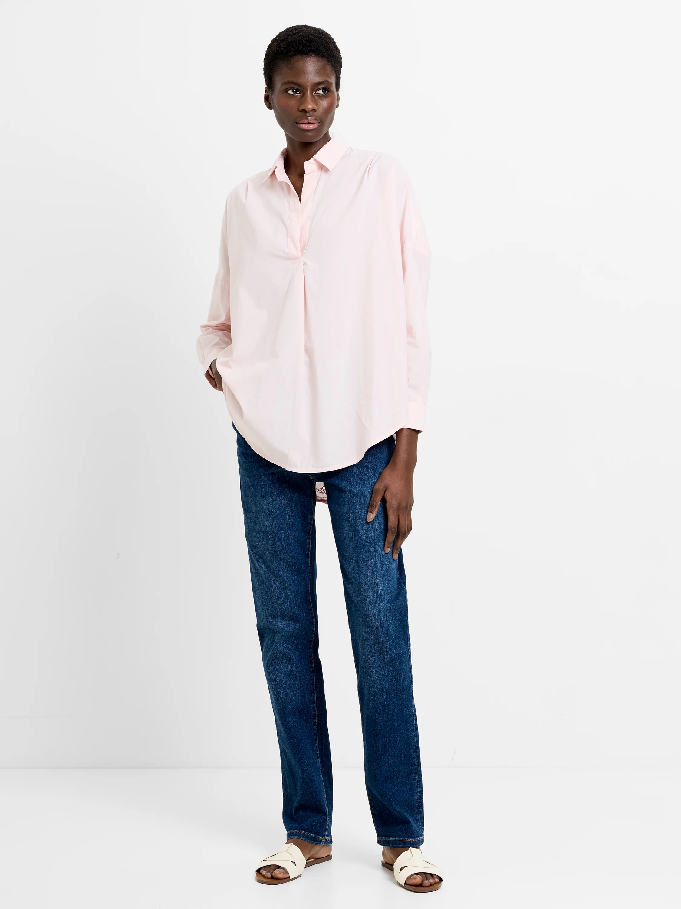 Appelona Broderie Anglaise Popover Shirt - Image 4