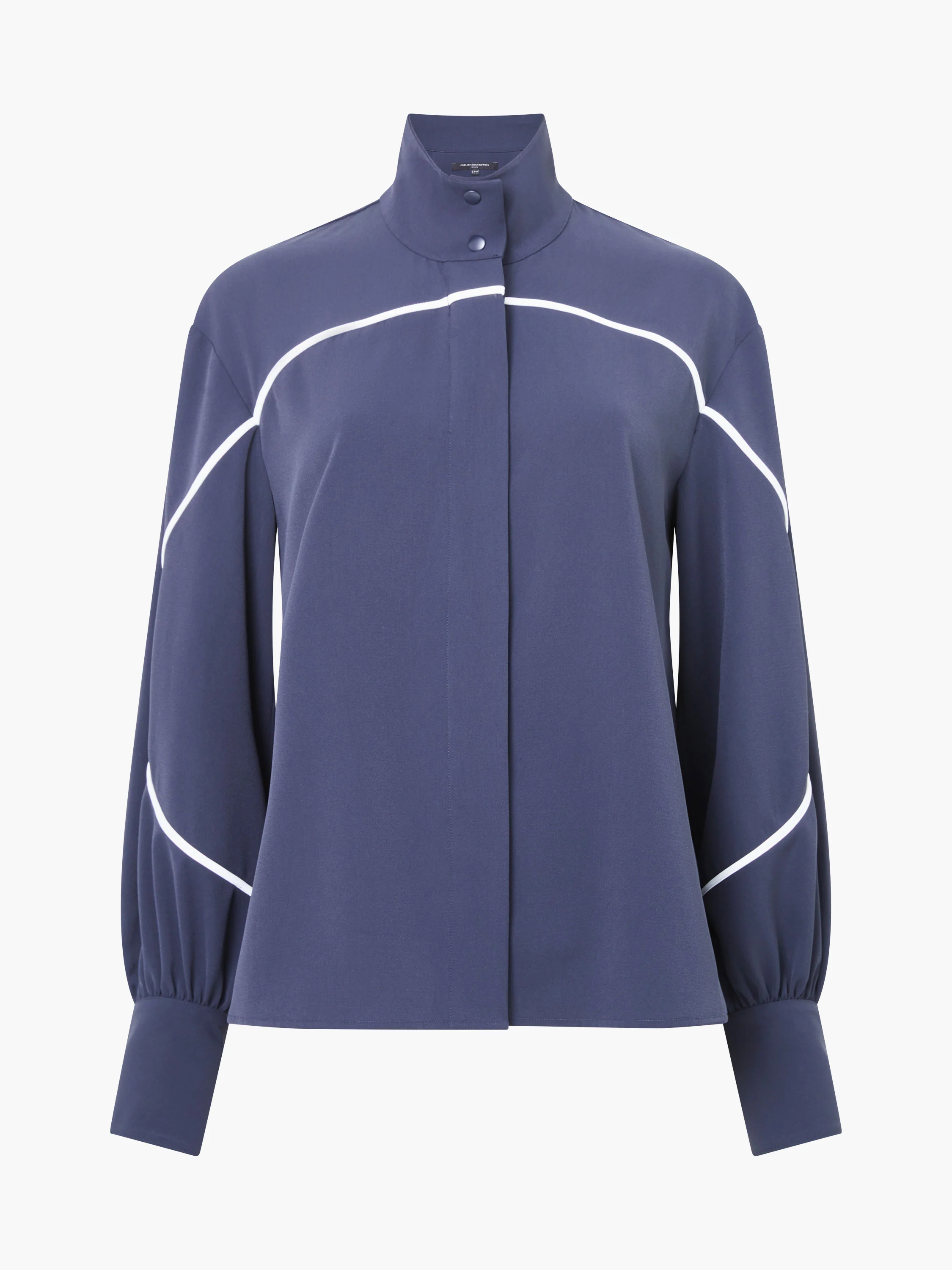 Arezzo Contrast Piping Long Sleeved Shirt - Image 7