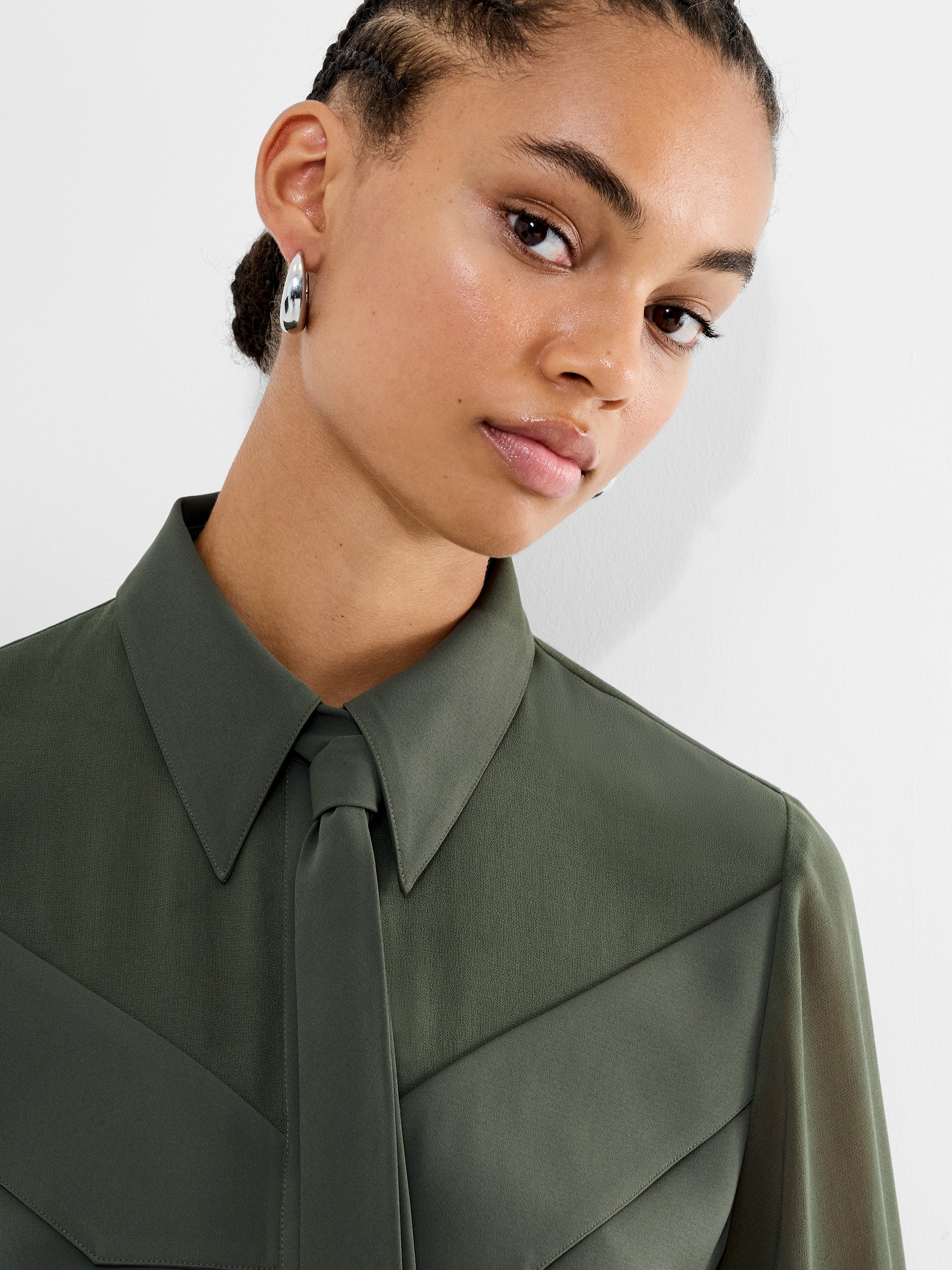 Arezzo Neck Tie Shirt - Image 3