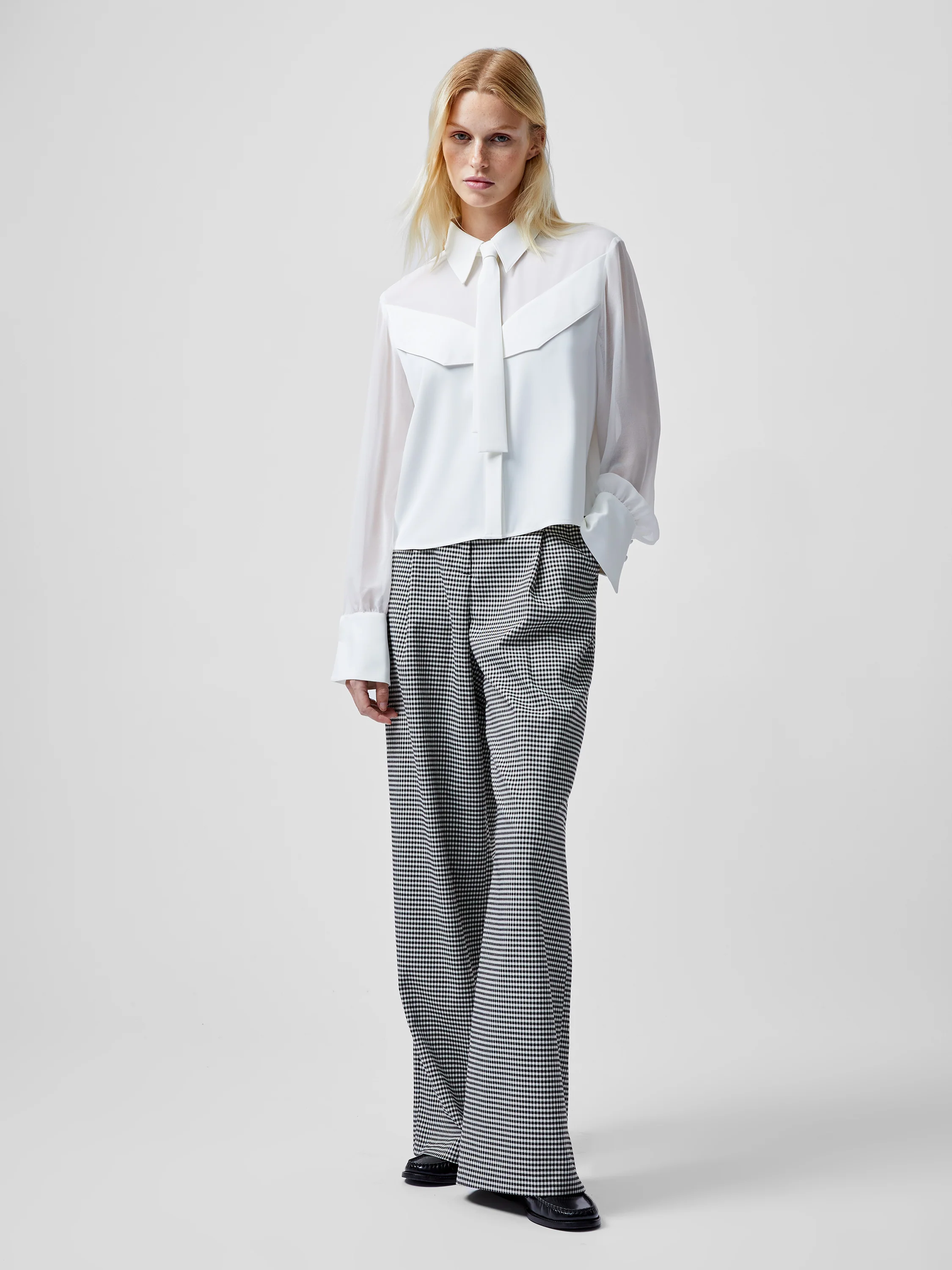 Arezzo Neck Tie Shirt - Image 3