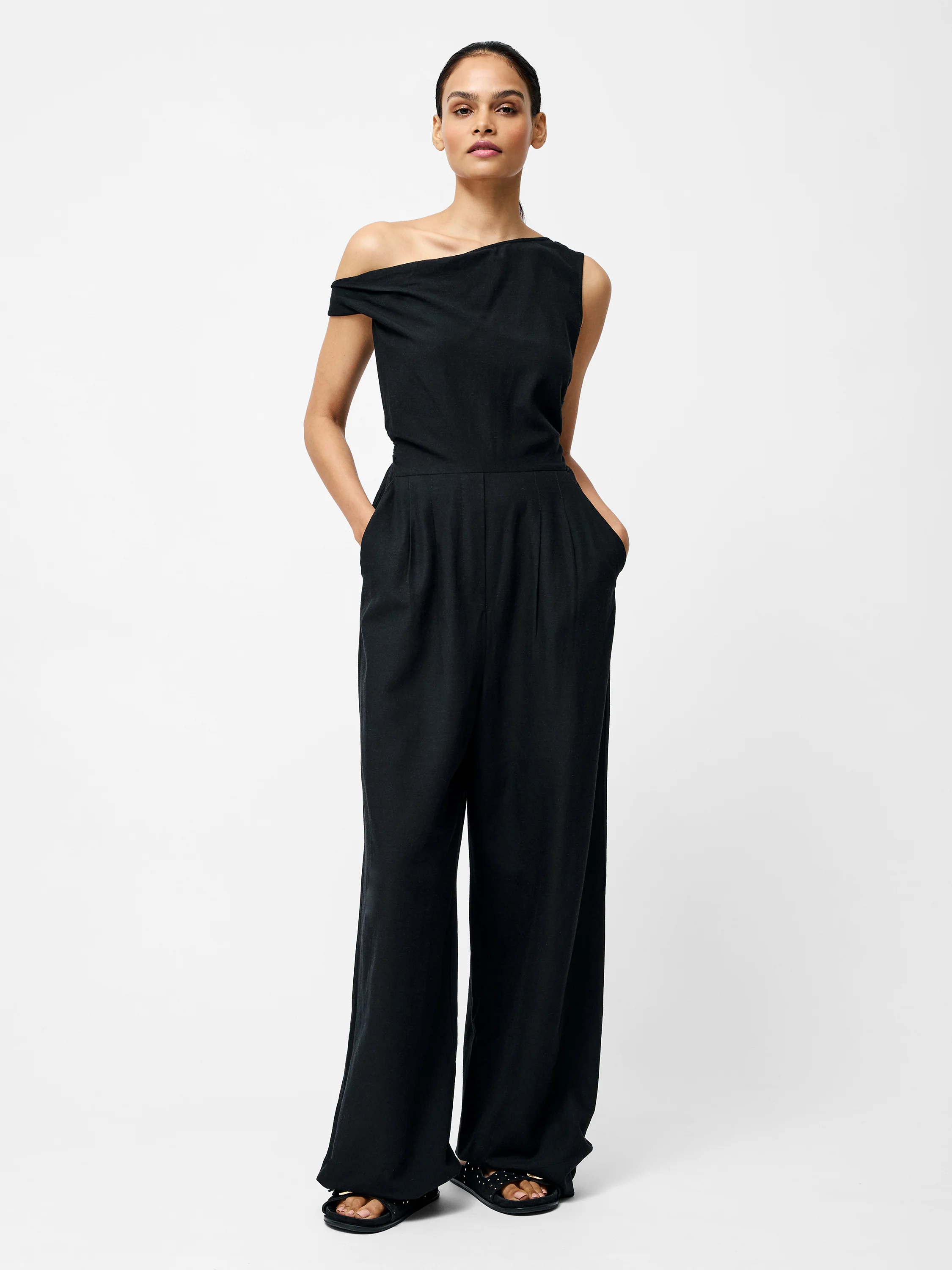 Ariette Linen Blend Jumpsuit - Image 2