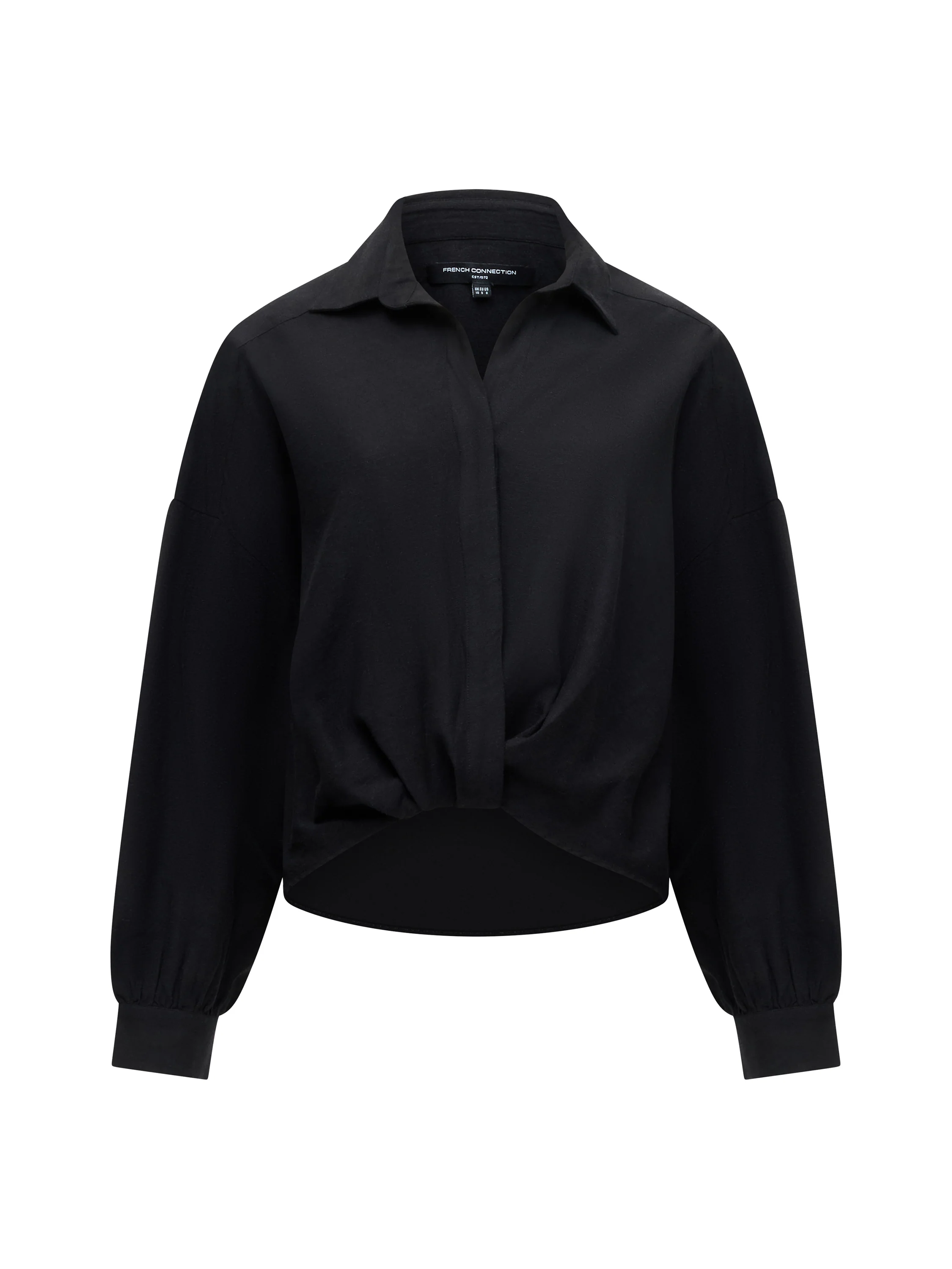Ariette Linen Blend Long Sleeve Tuck Shirt - Image 5
