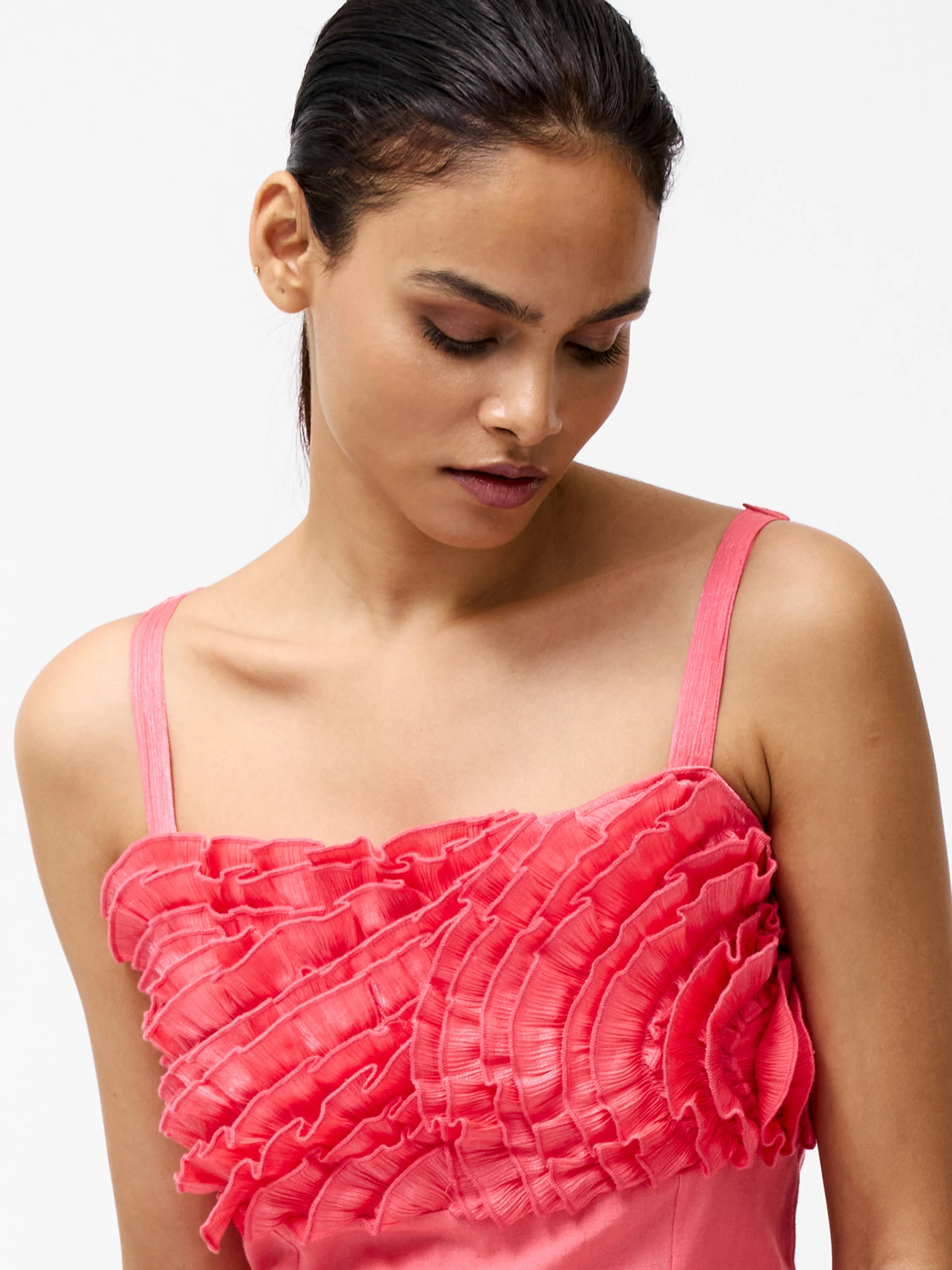 Ariette Ruffled Bust Midi Dress - Image 2