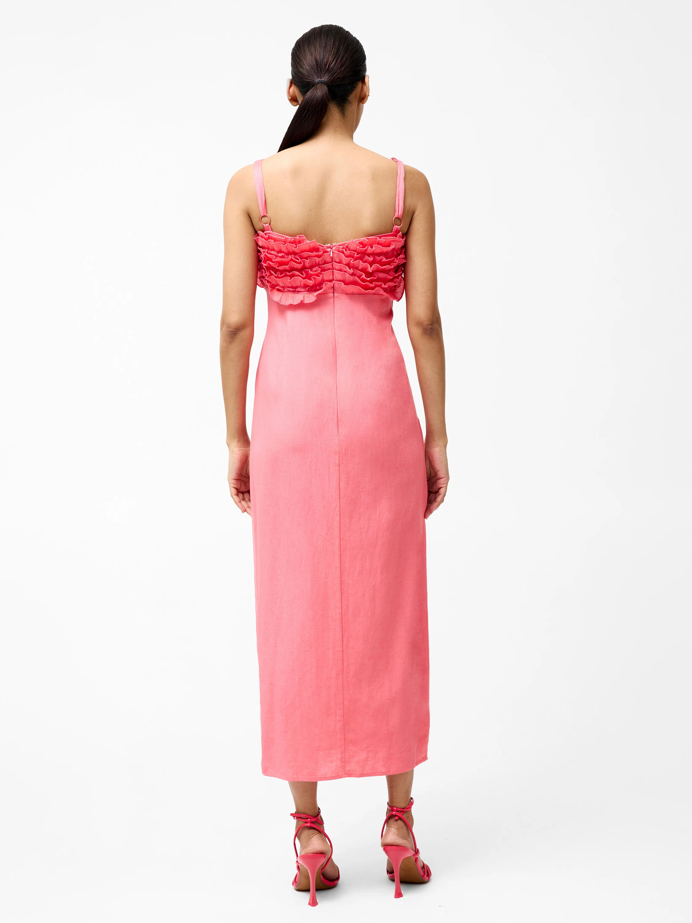 Ariette Ruffled Bust Midi Dress - Image 6
