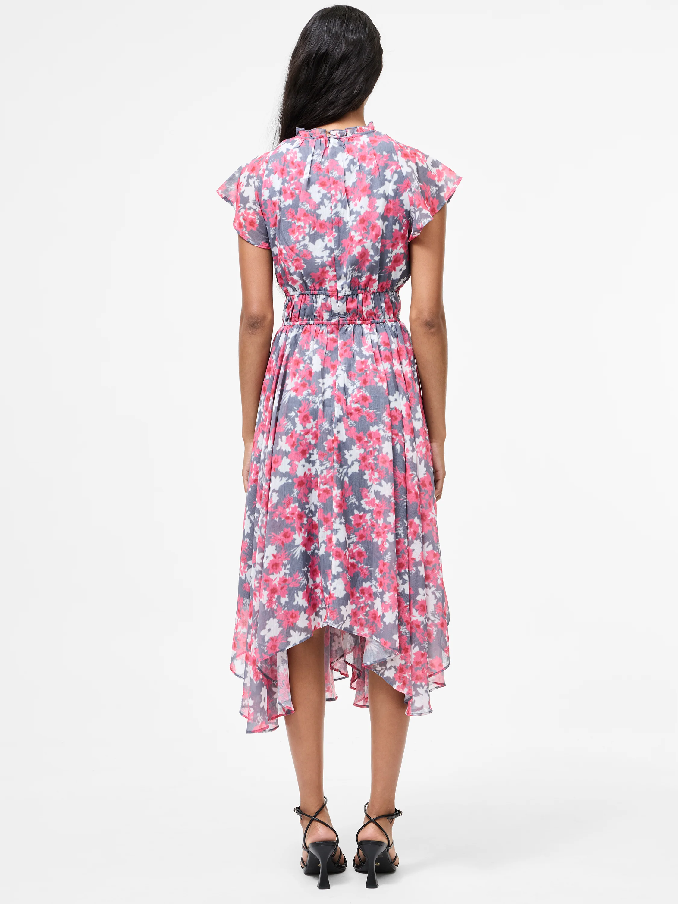 Arla Gathered Flowing Dress - Image 4