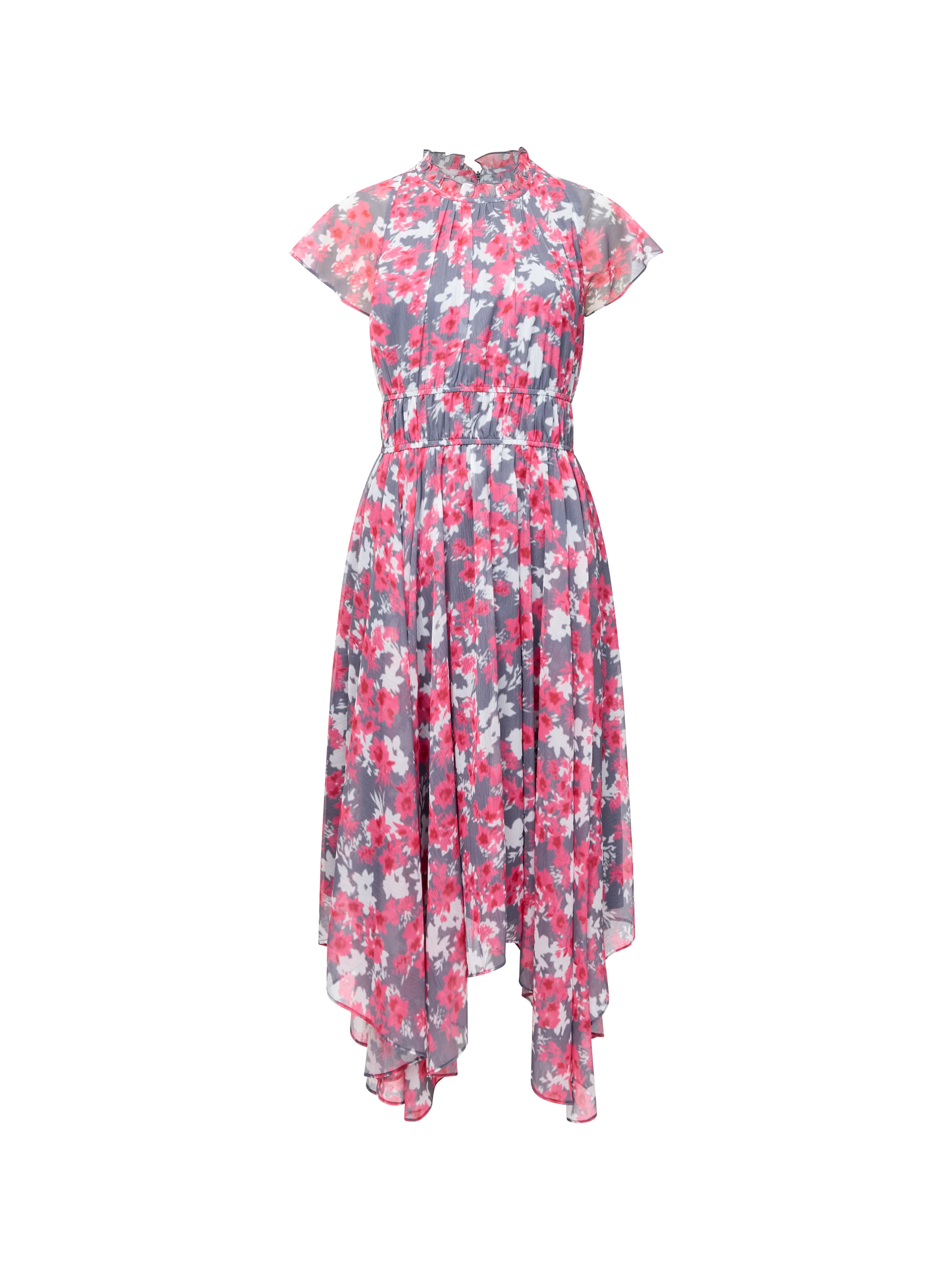 Arla Gathered Flowing Dress - Image 5