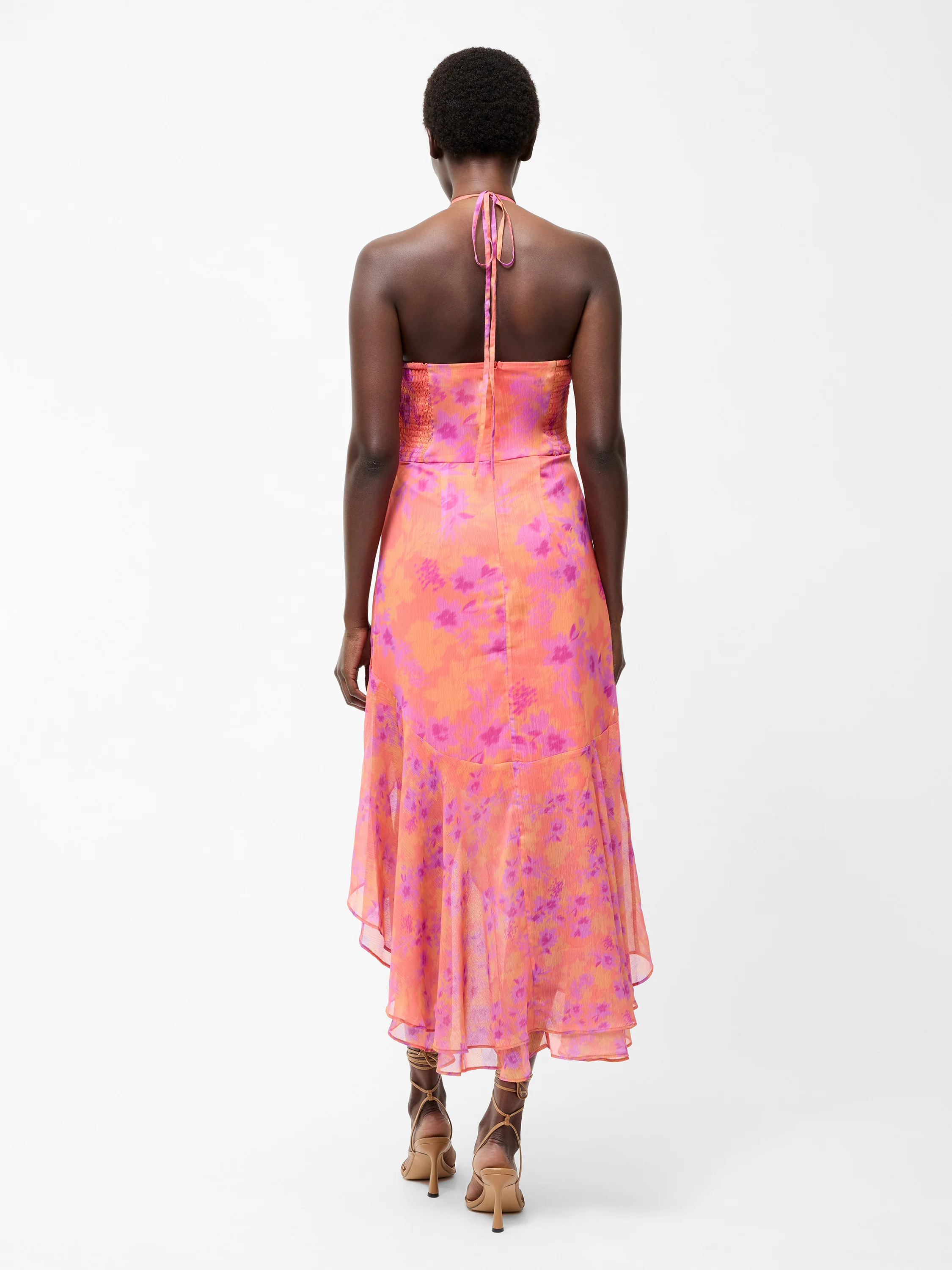Arla Ruffle Halterneck Dress - Image 6