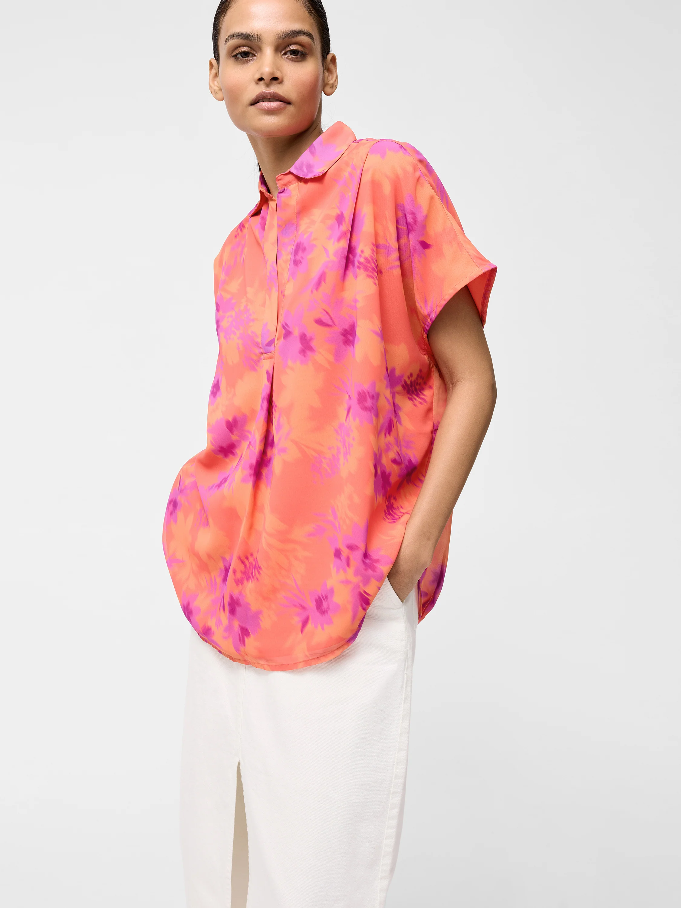 Arla Short Sleeve Popover Shirt - Image 4
