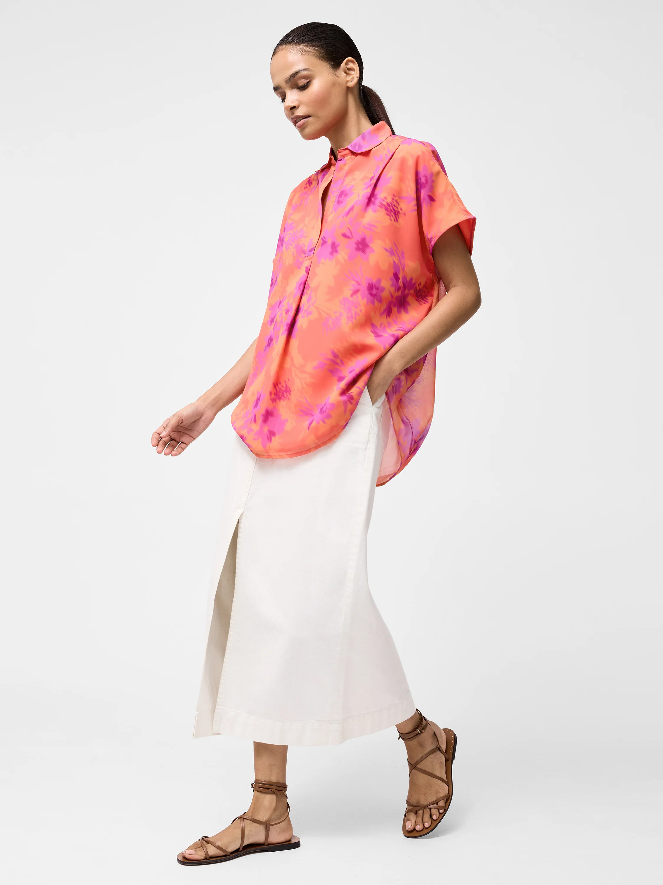 Arla Short Sleeve Popover Shirt - Image 5