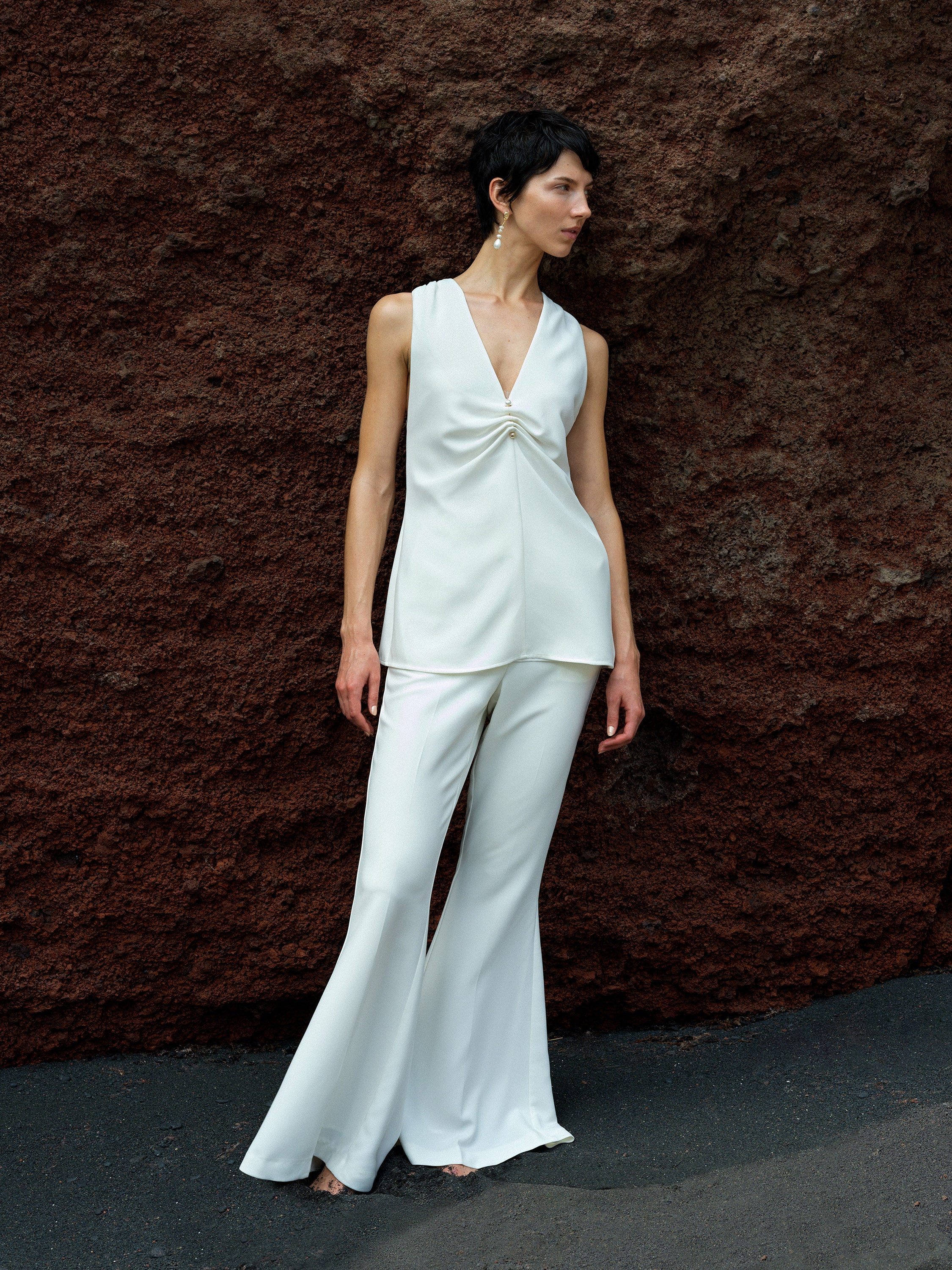 Arlette Flared Leg Trousers