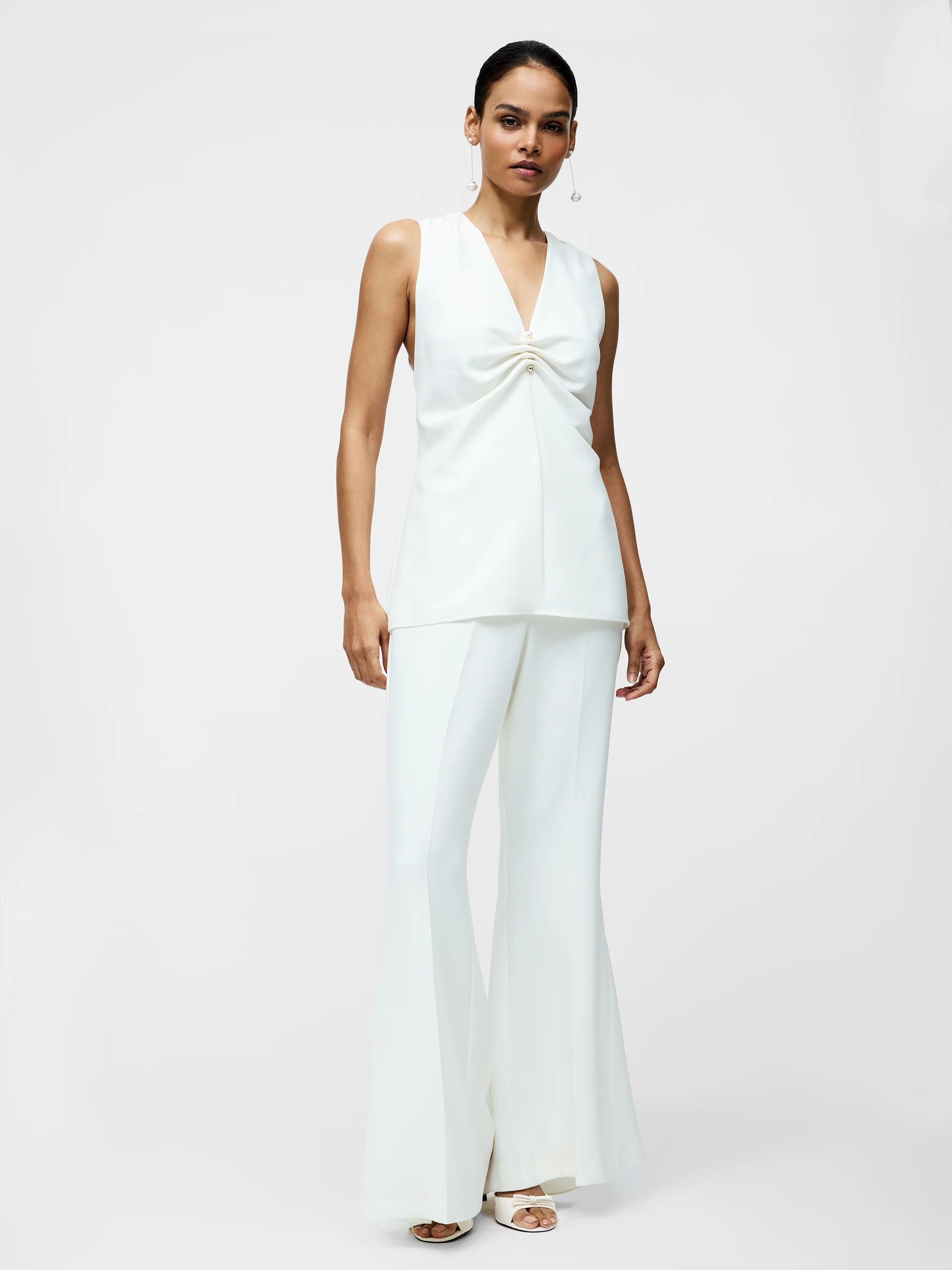 Arlette Flared Leg Trousers - Image 3