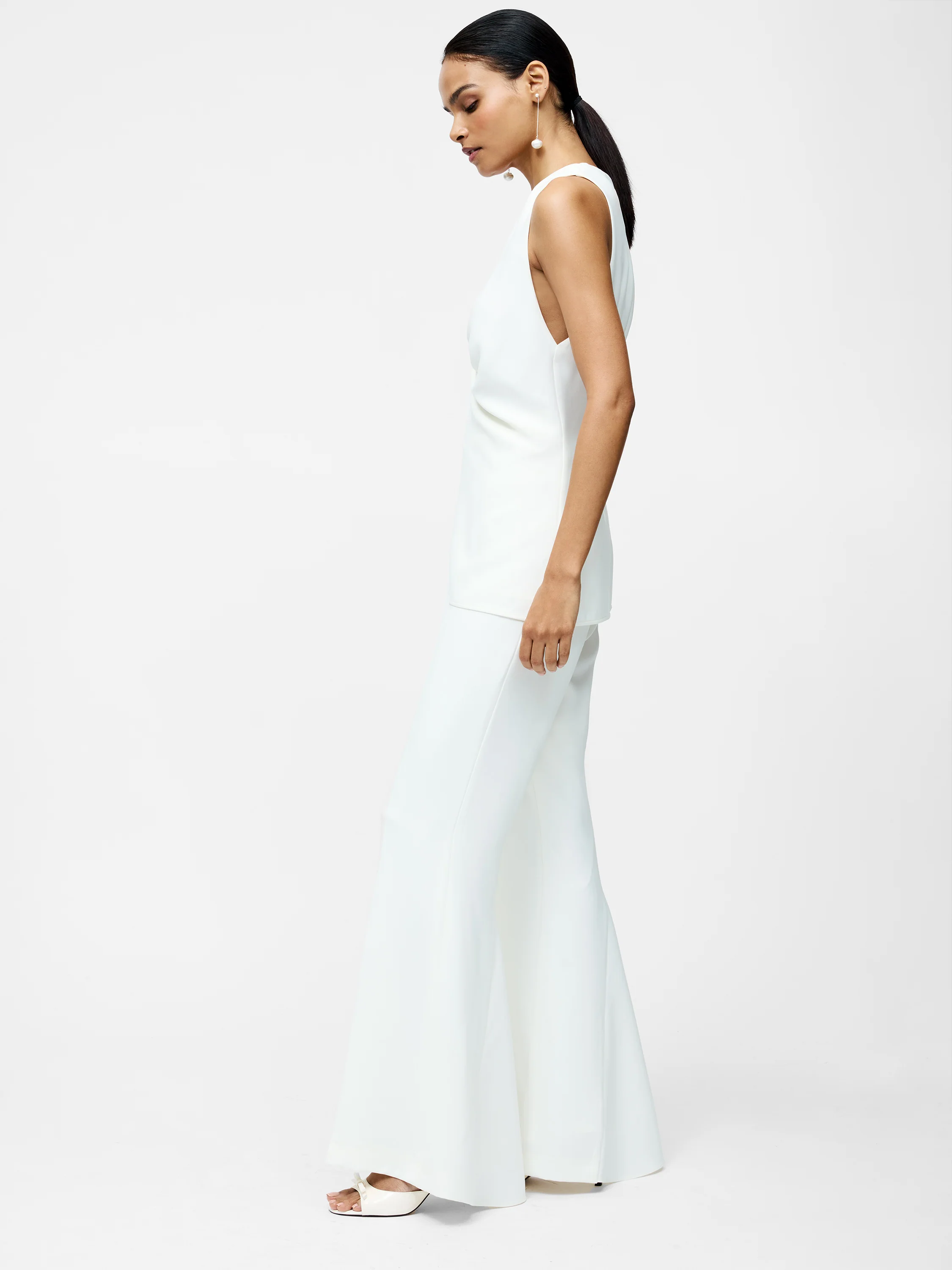 Arlette Flared Leg Trousers - Image 4