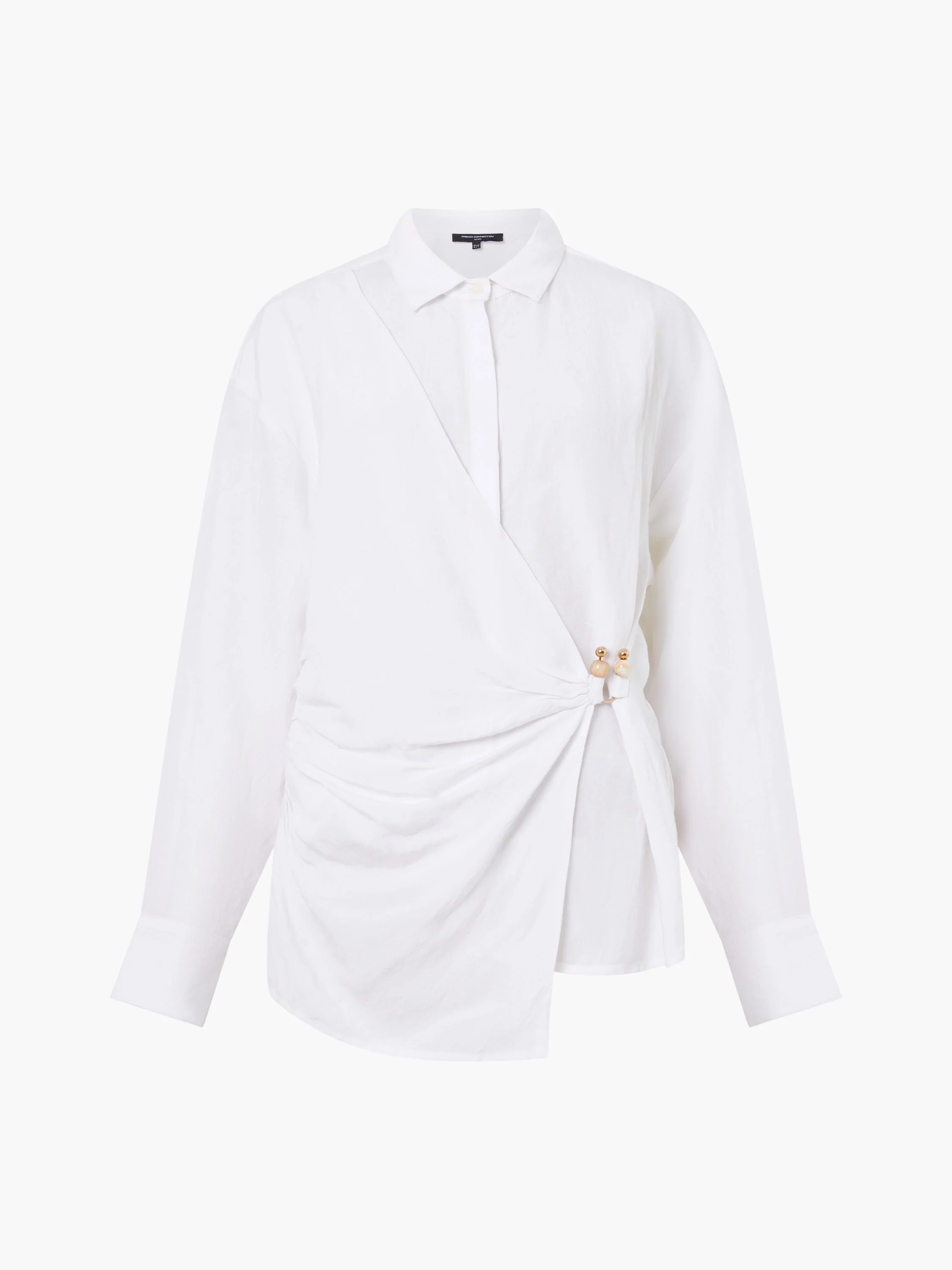 Auri Linen Clasp Shirt - Image 7