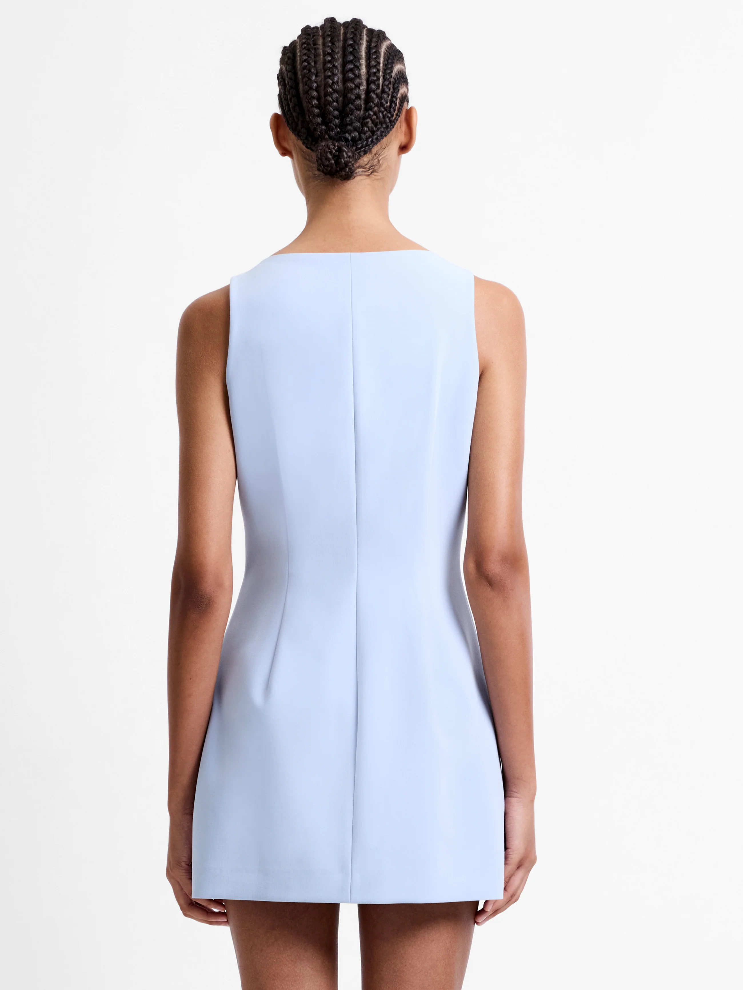 Azra Twill Button Down Mini Dress - Image 6