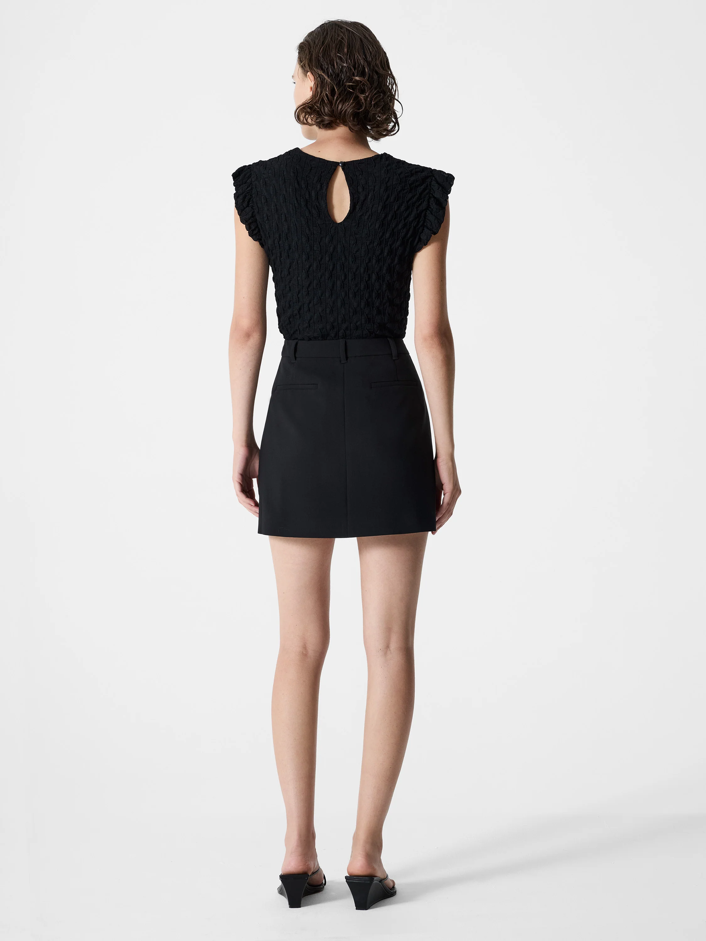 Azra Twill Mini Skirt - Image 4
