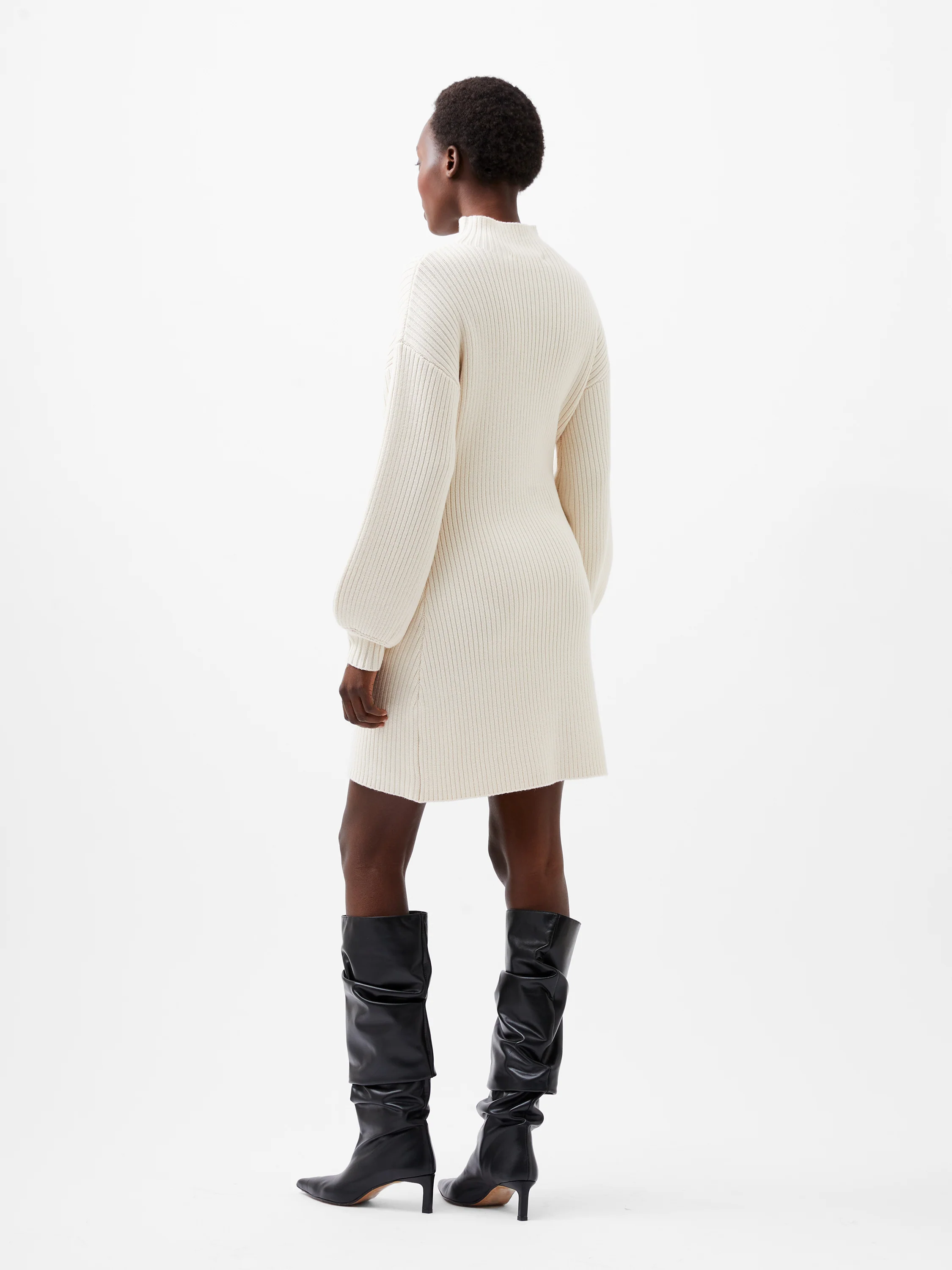 Babysoft Bishop Sleeve Knitted Dress - Image 4