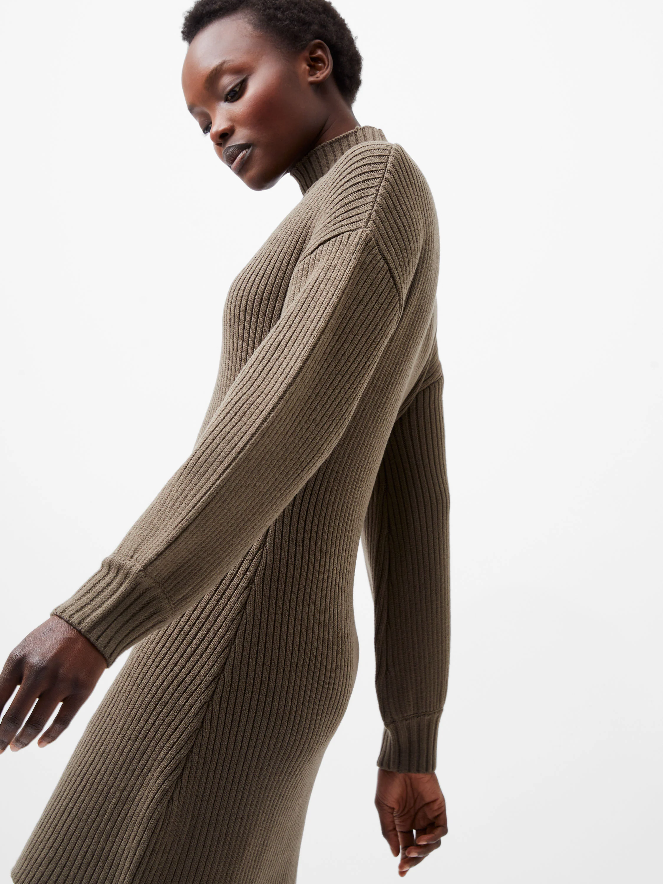 Babysoft Bishop Sleeve Knitted Dress - Image 4