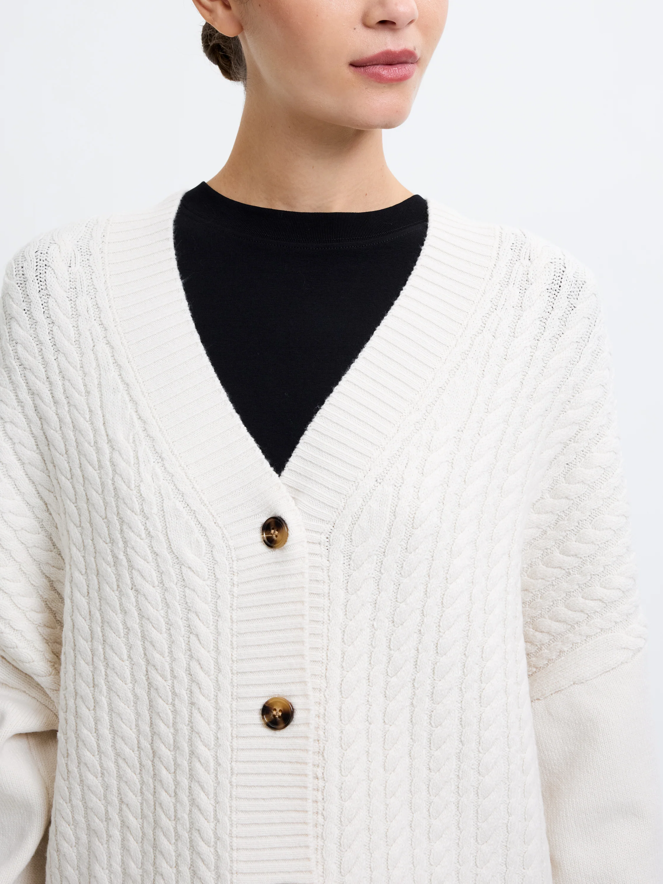 Babysoft Cable Knit Cardigan - Image 3