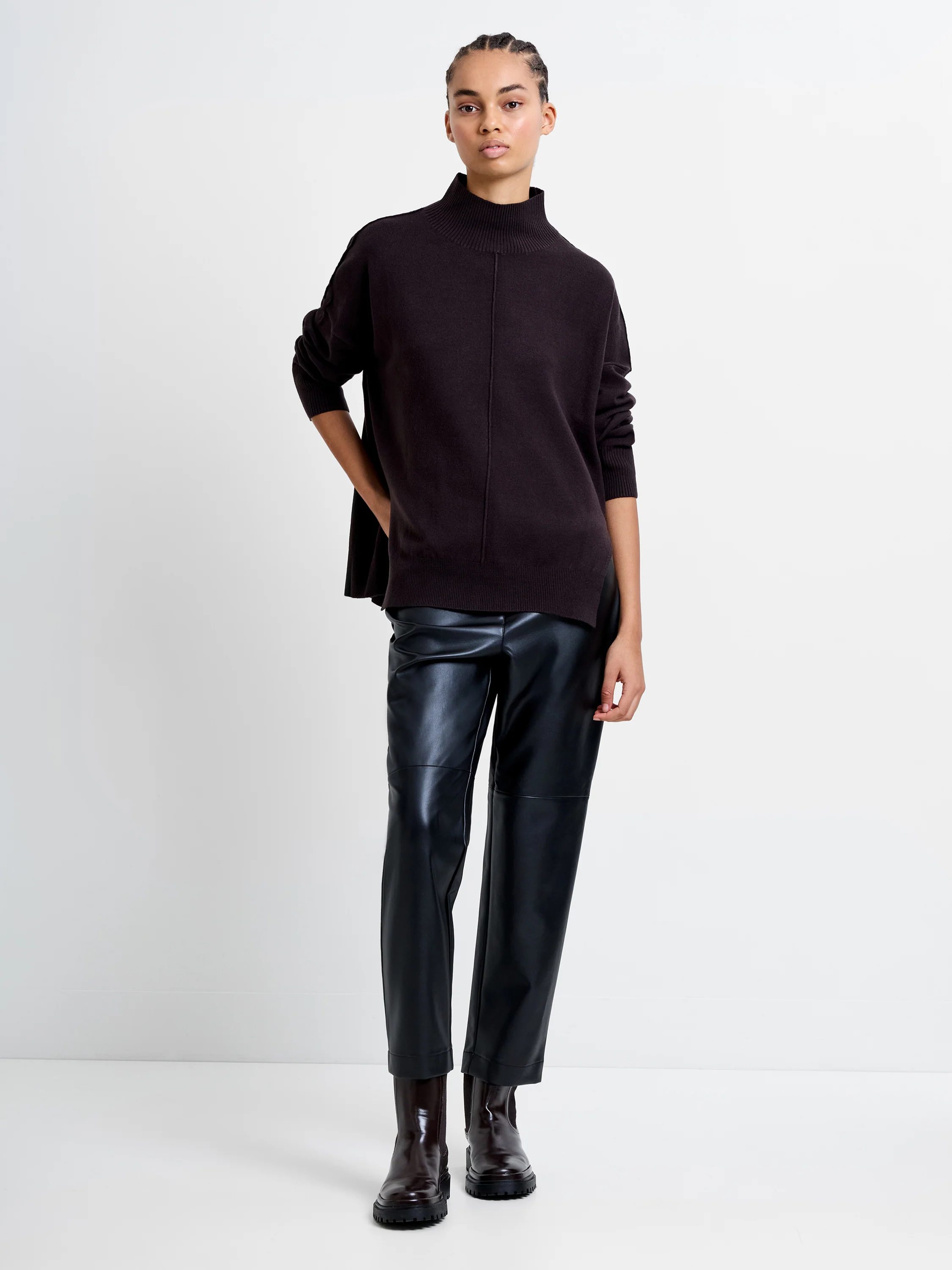 Babysoft High Neck Seam Jumper - Image 2