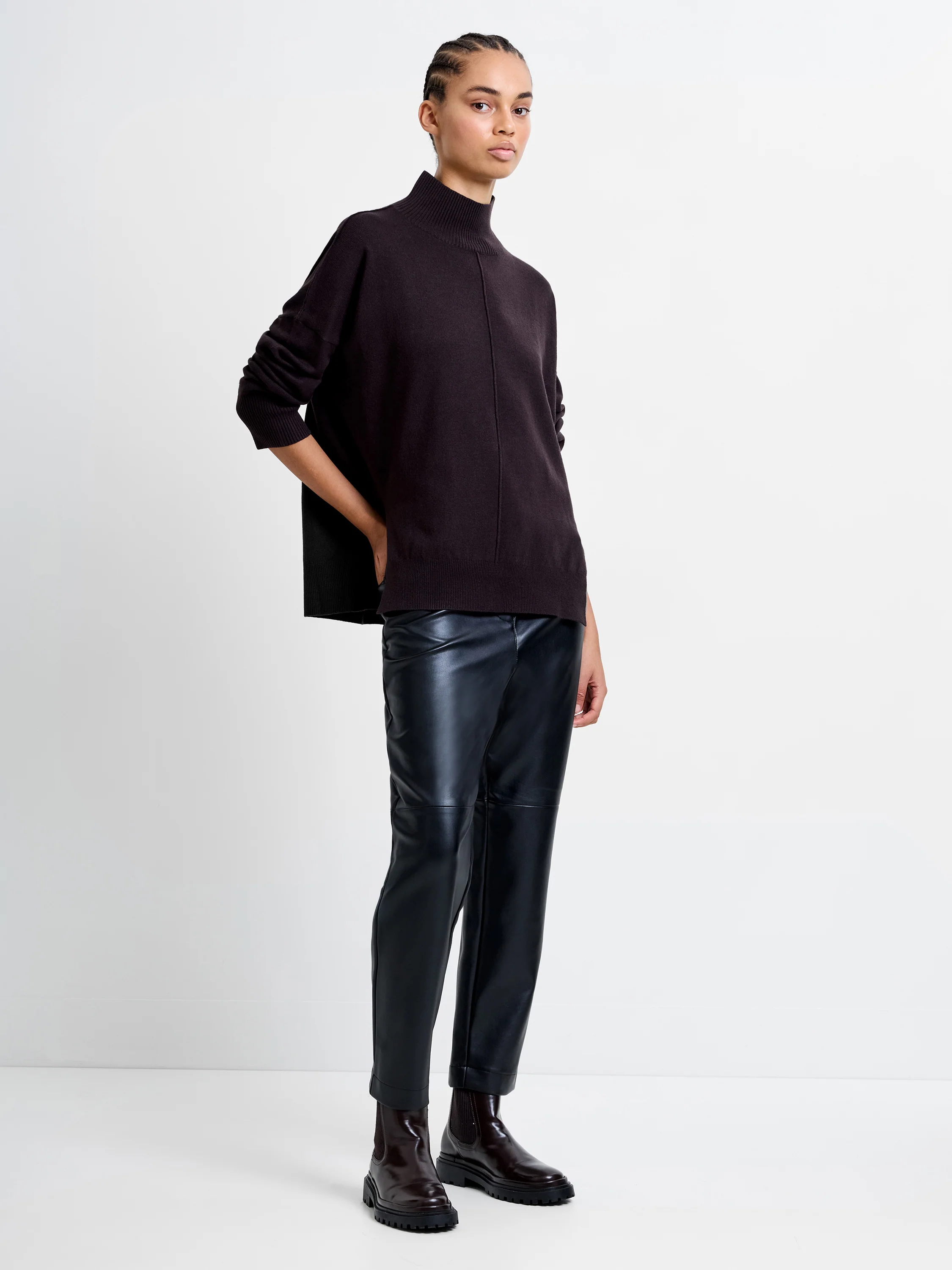 Babysoft High Neck Seam Jumper - Image 4