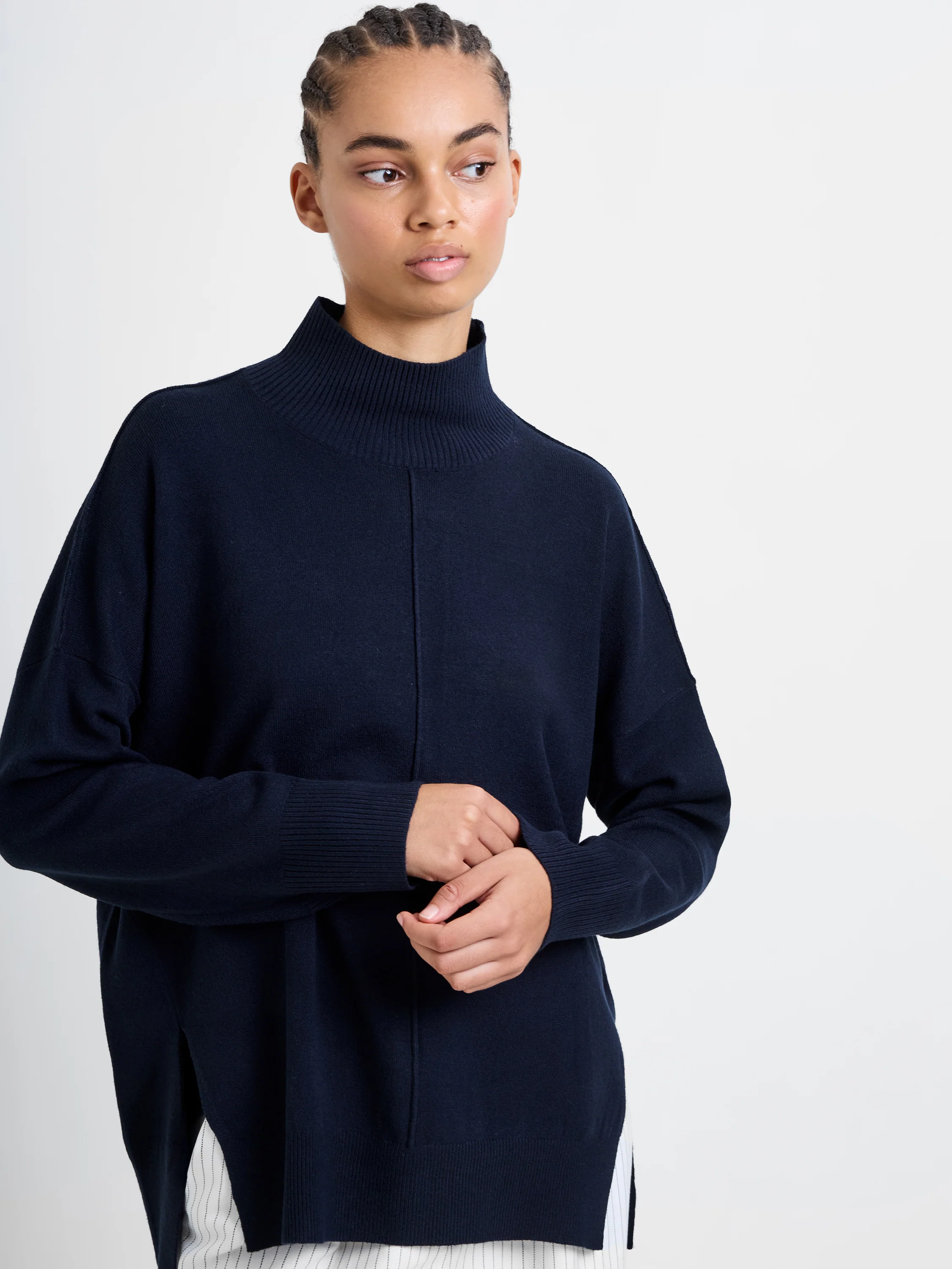 Babysoft High Neck Seam Jumper - Image 3