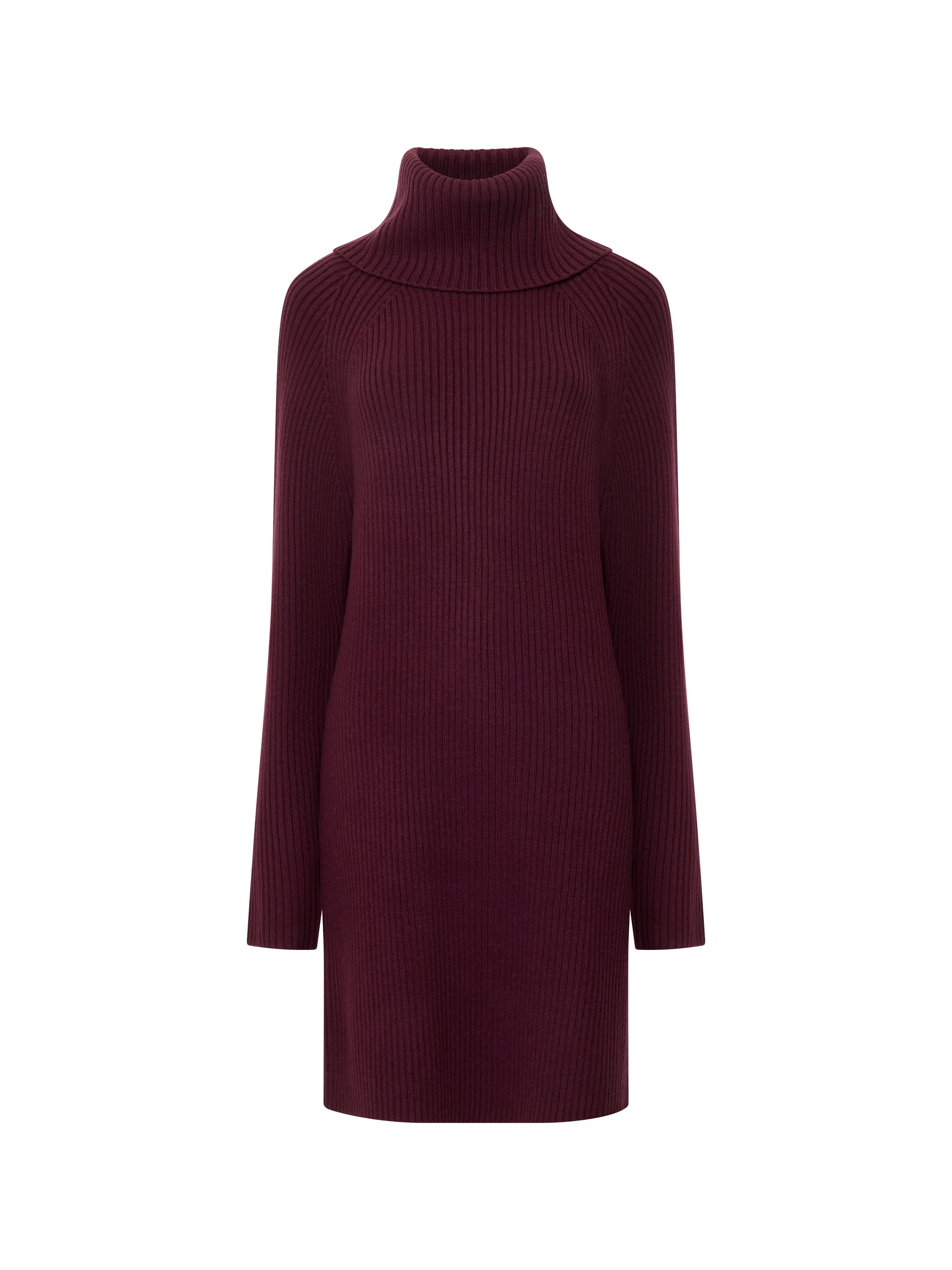 Babysoft Roll Neck Ribbed Knit Dress - Image 5