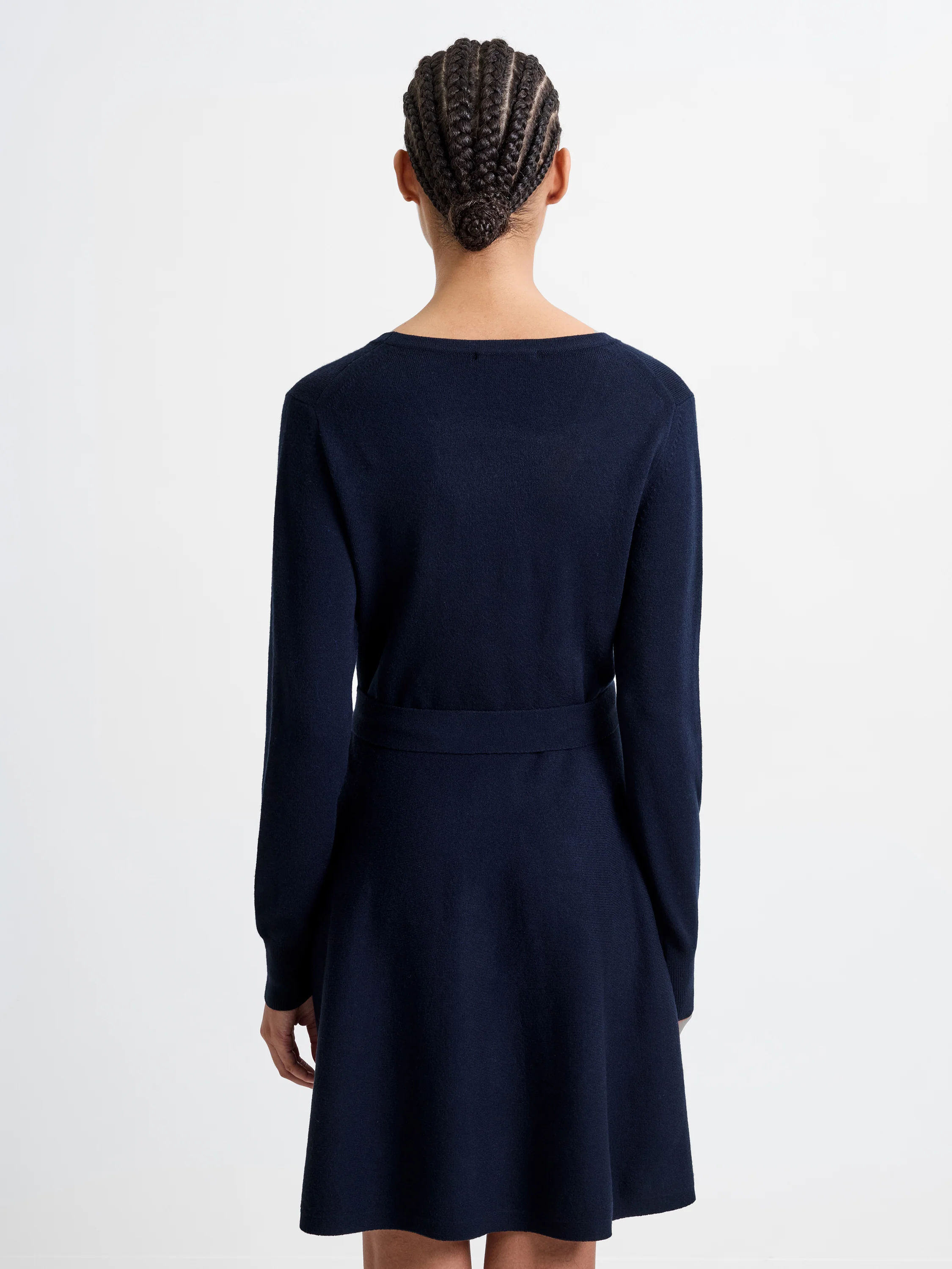 Babysoft Wrap Mini Dress - Image 4