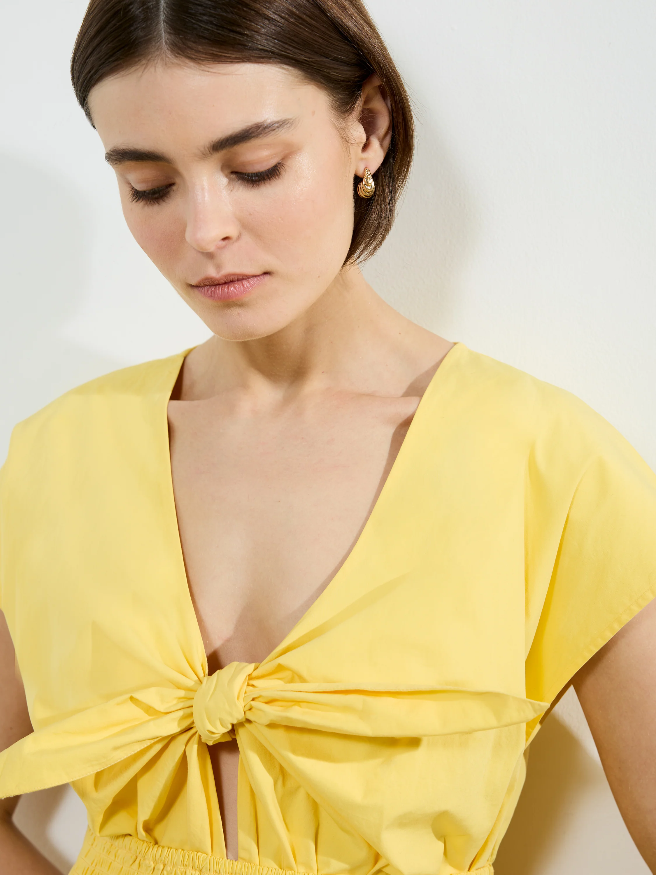Barletta Poplin Tie Midi Dress - Image 2