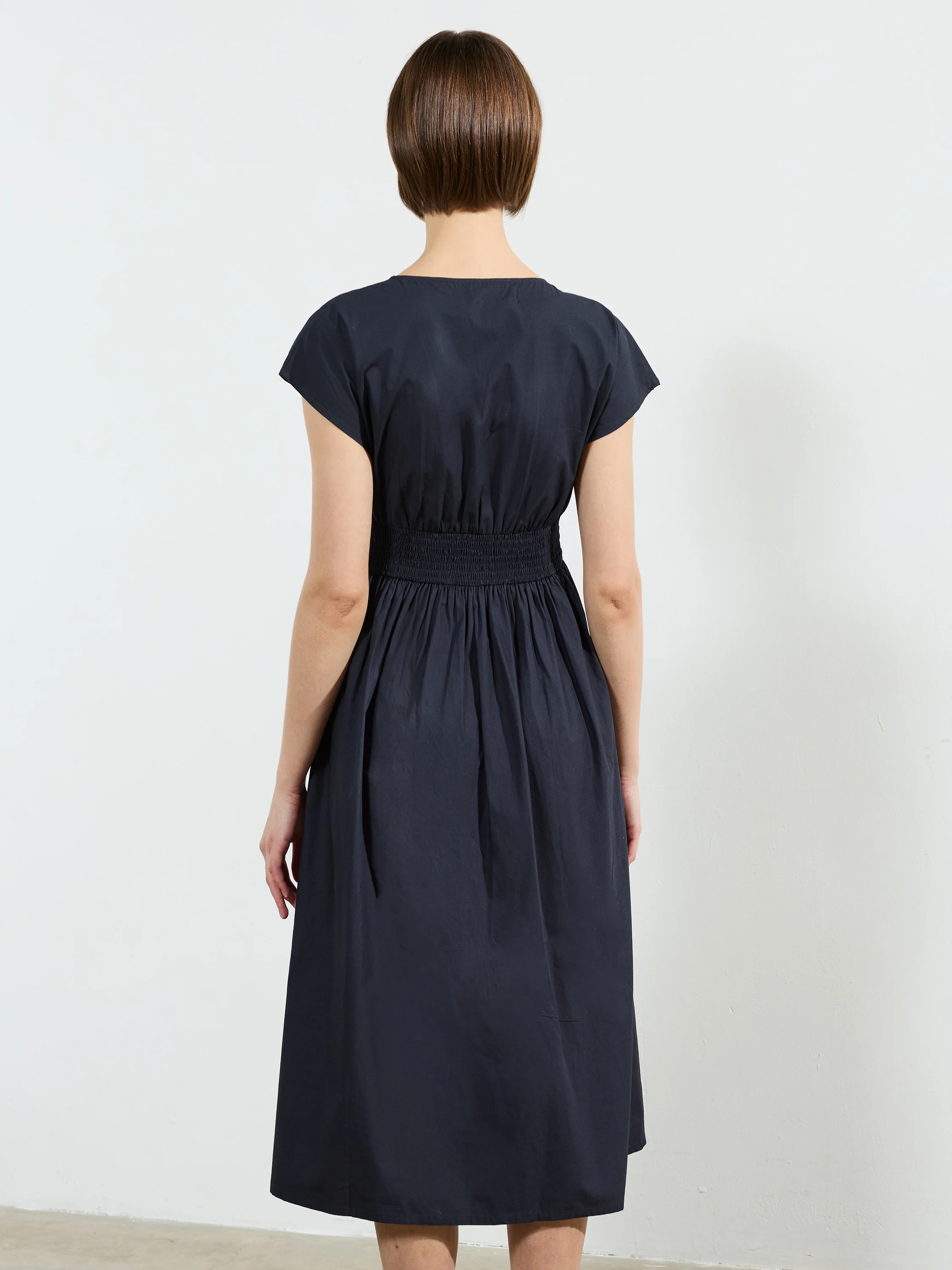 Barletta Poplin Tie Midi Dress - Image 5