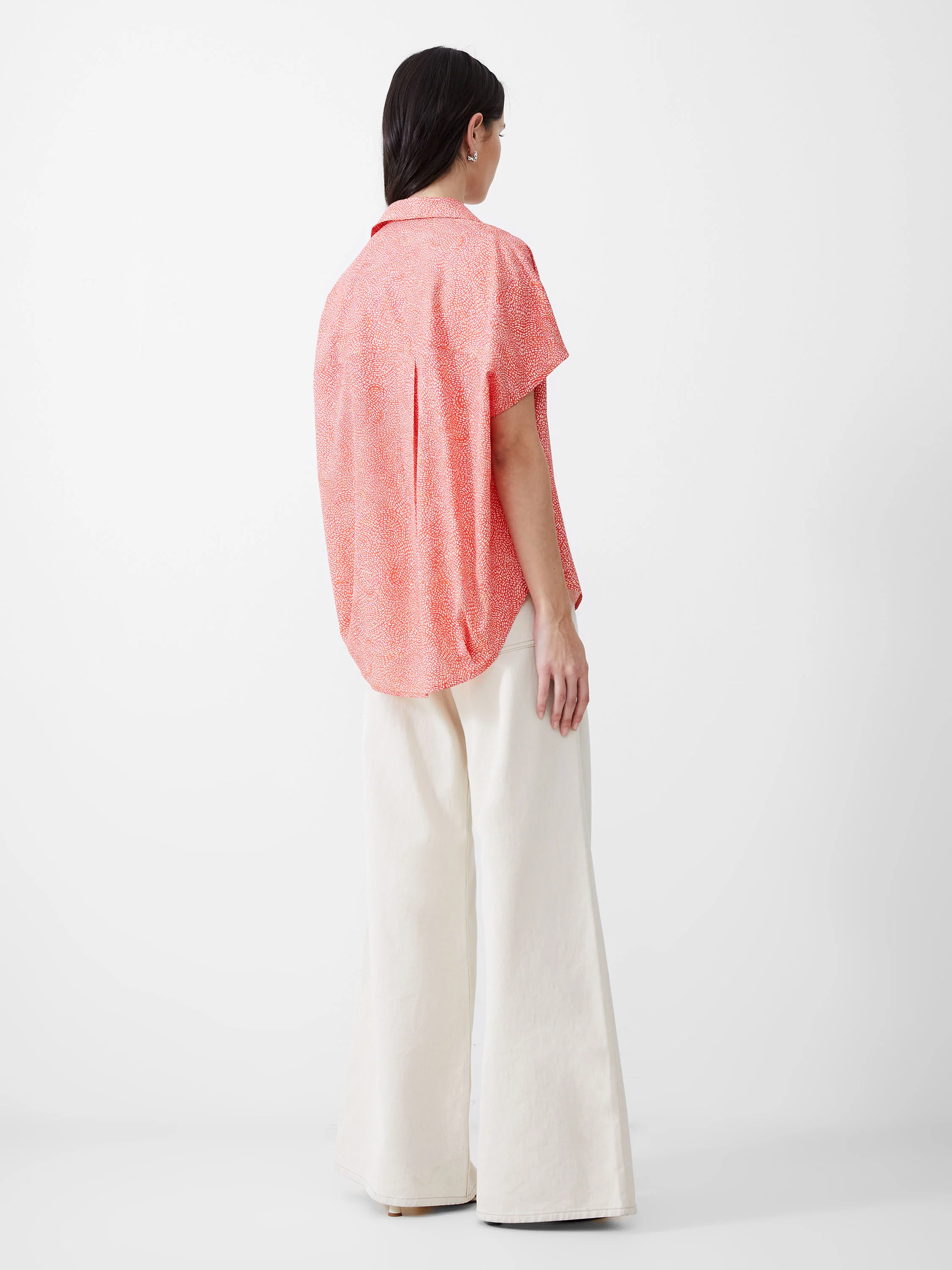 Bernice Crepe Light Popover Shirt - Image 5