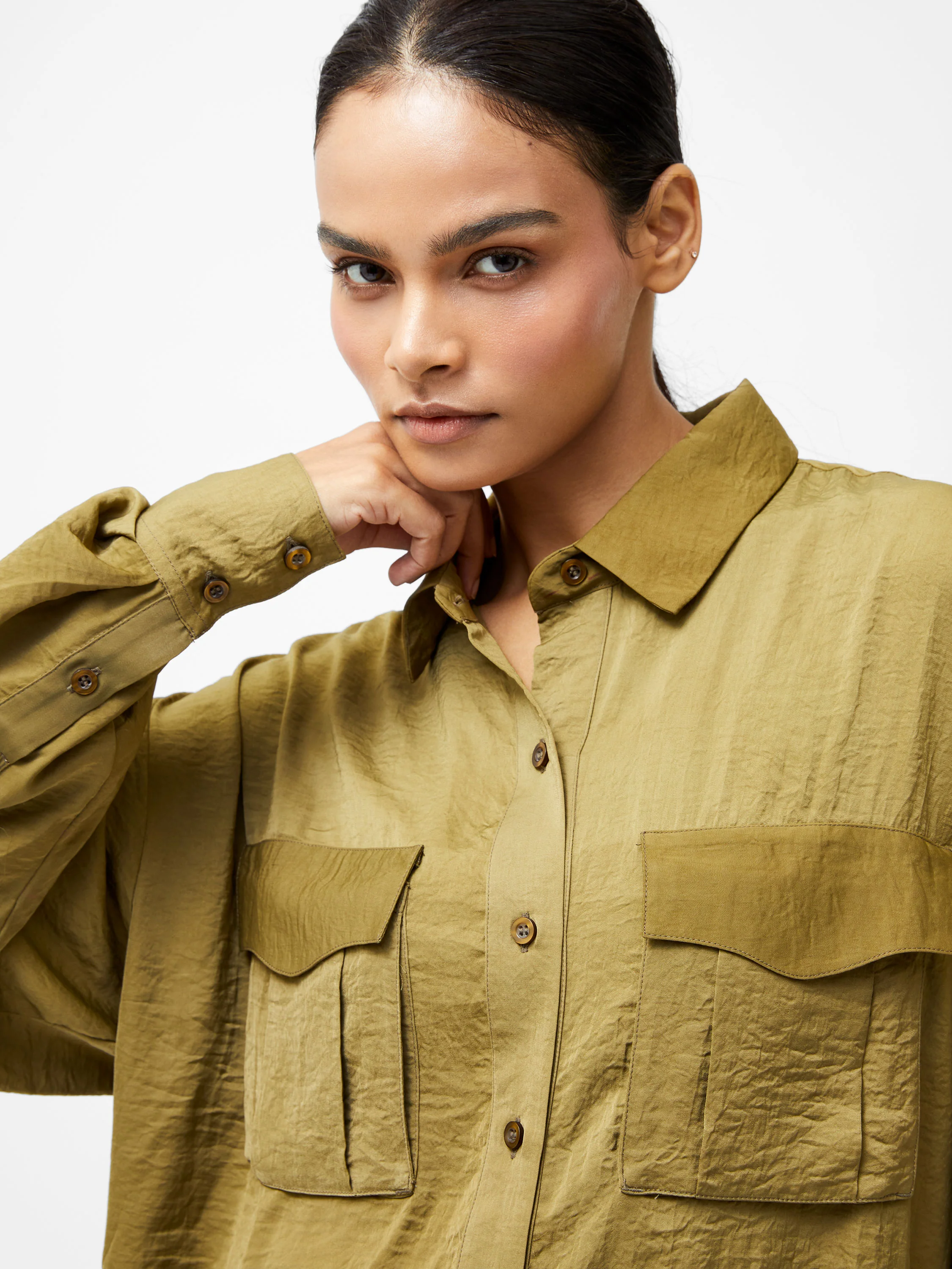 Blaine Satin Shirt - Image 3